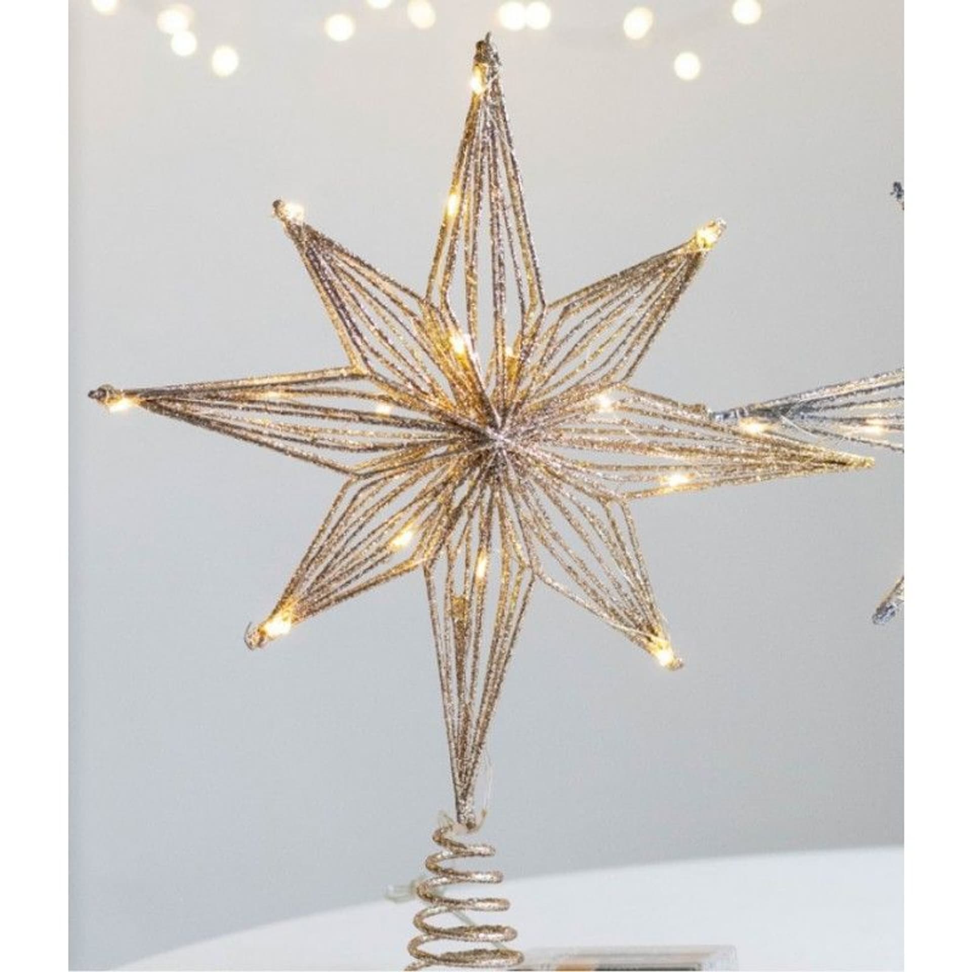 

Czubek na choinkę XXL LED 27 cm BOŻE NARODZENIE WOZ11