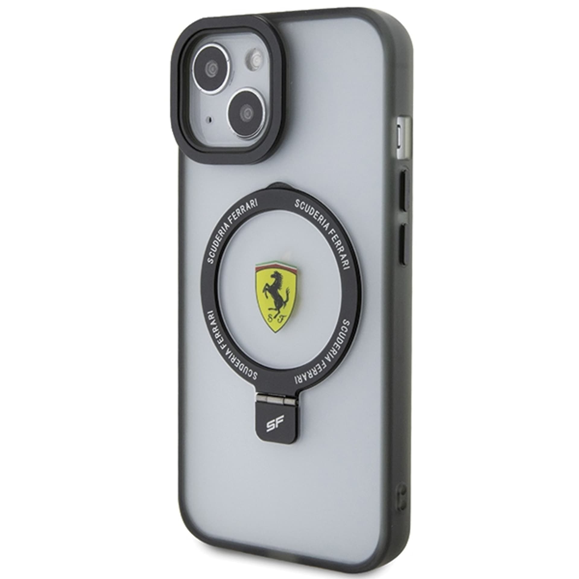 

Ferrari FEHMP15MUSCAH iPhone 15 Plus / 14 Plus 6.7" transparent hardcase Ring Stand 2023 Collection MagSafe