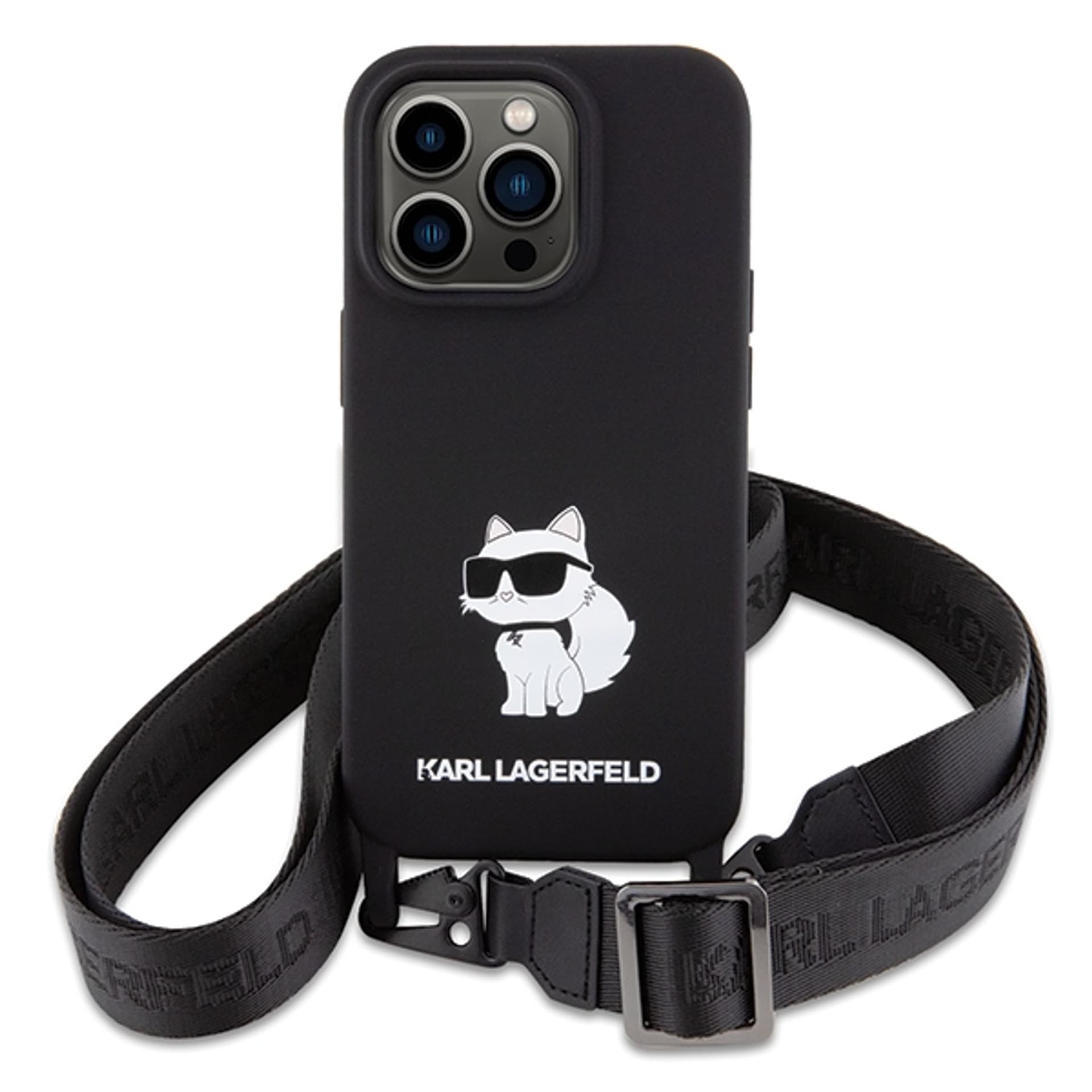 

Karl Lagerfeld KLHCP15XSCBSCNK iPhone 15 Pro Max 6.7" hardcase czarny/black Crossbody Silicone Choupette