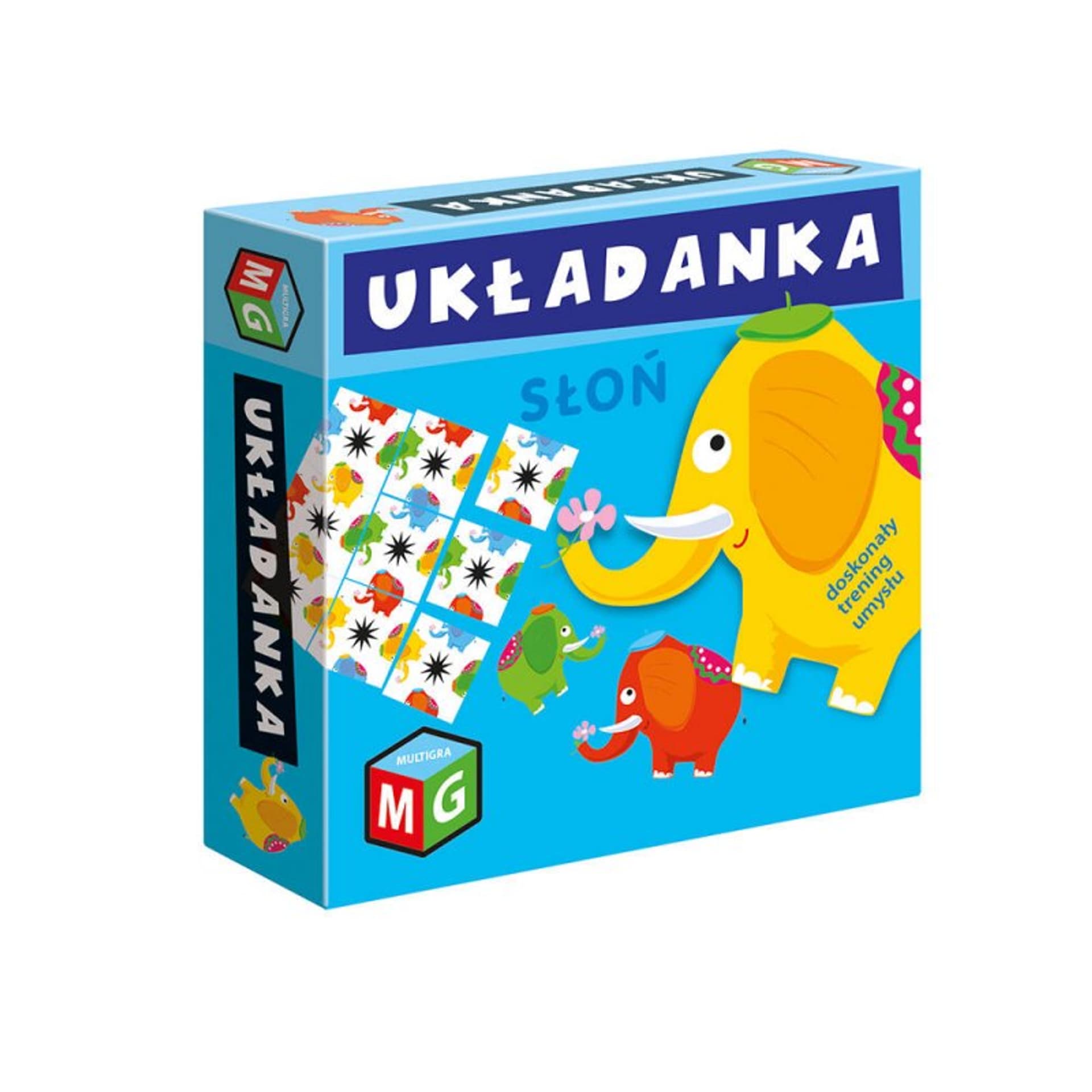 

Układanka łamigłówka słoń