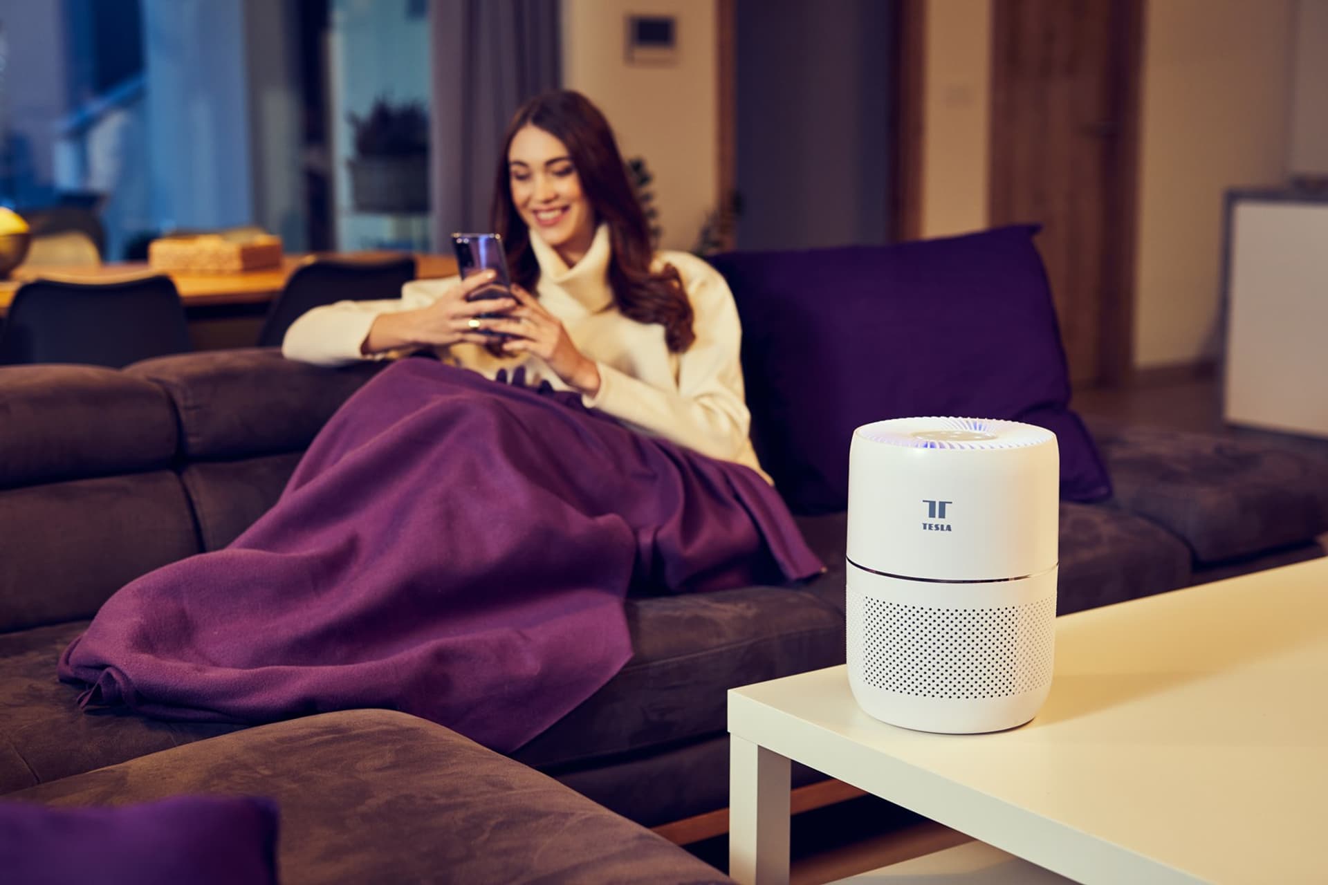 

Oczyszczacz powietrza TESLA TSL-AC-AP1207 Smart Air Purifier Mini