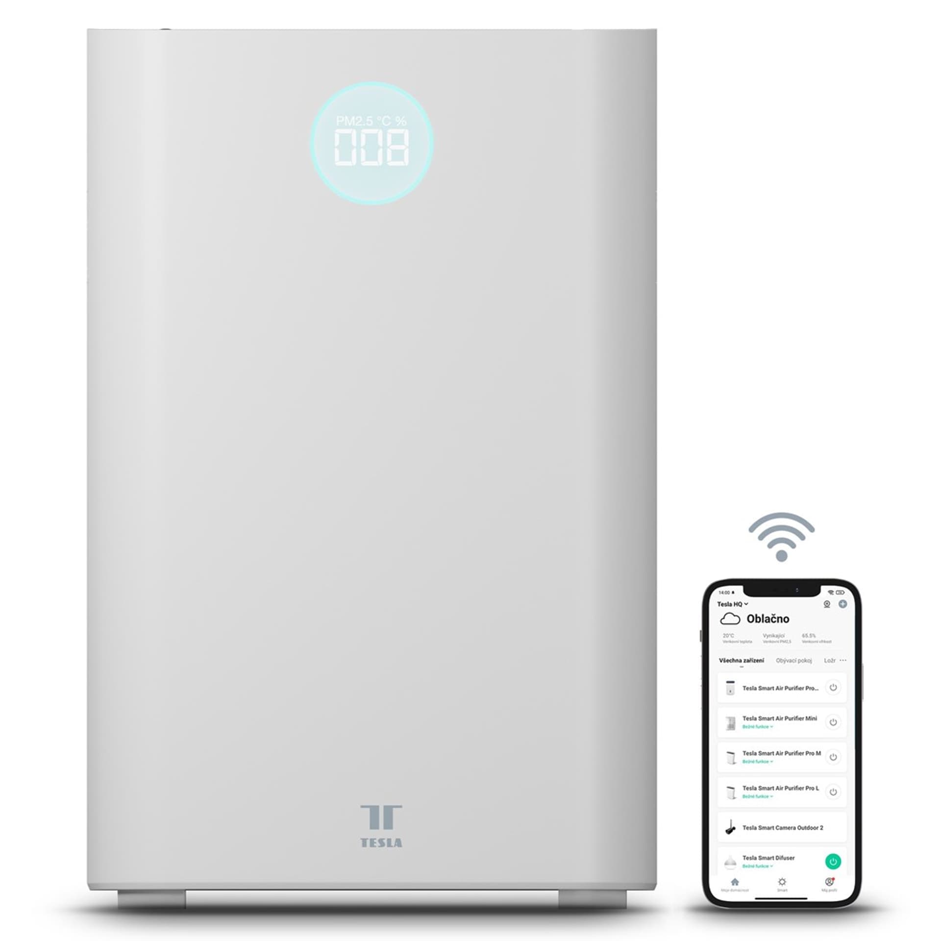 

Oczyszczacz powietrza TESLA TSL-AC-AP3006 Smart Air Purifier Pro L