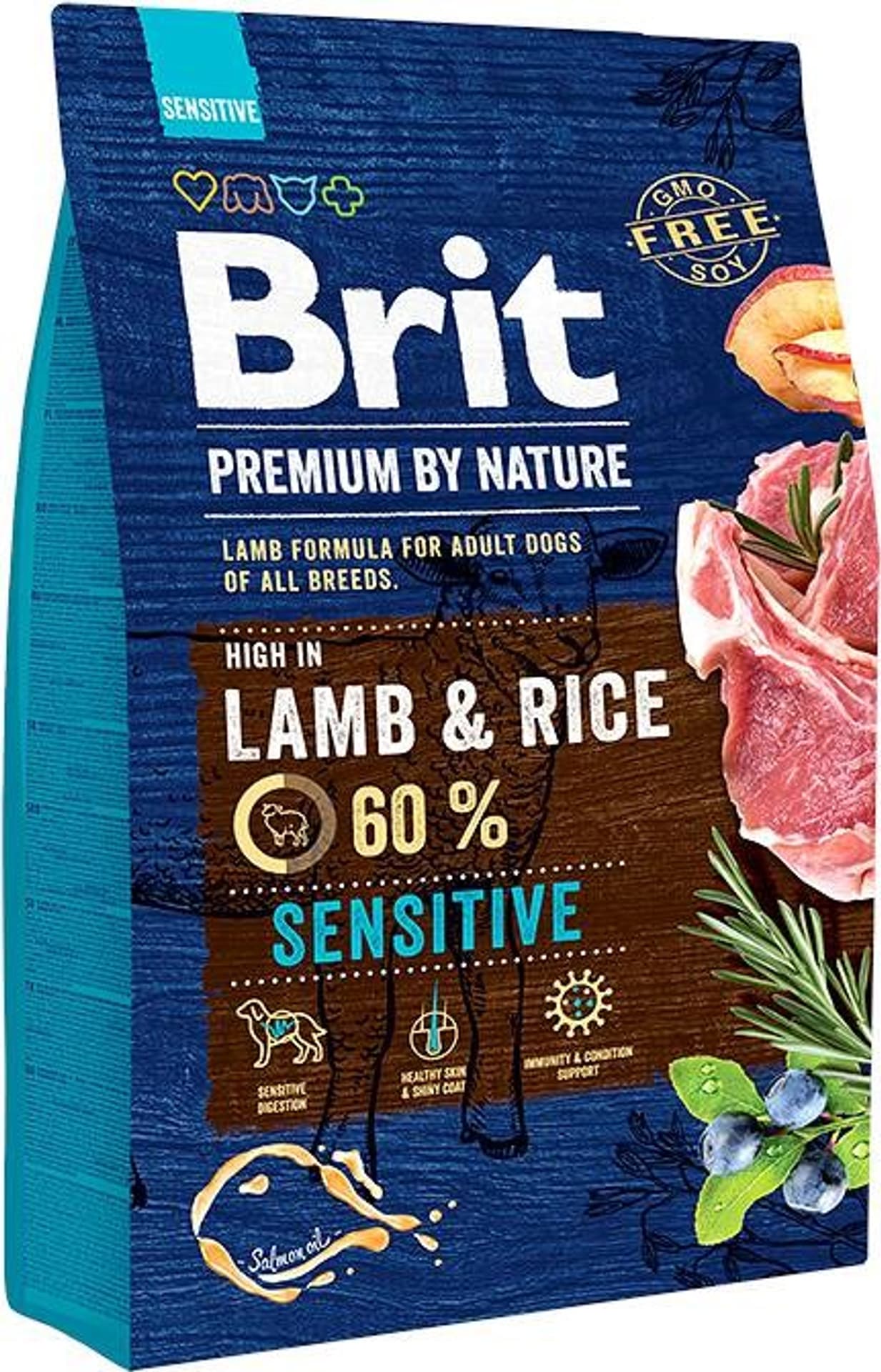 

BRIT PREMIUM BY NATURE Sensitive Lamb & Rice 3kg