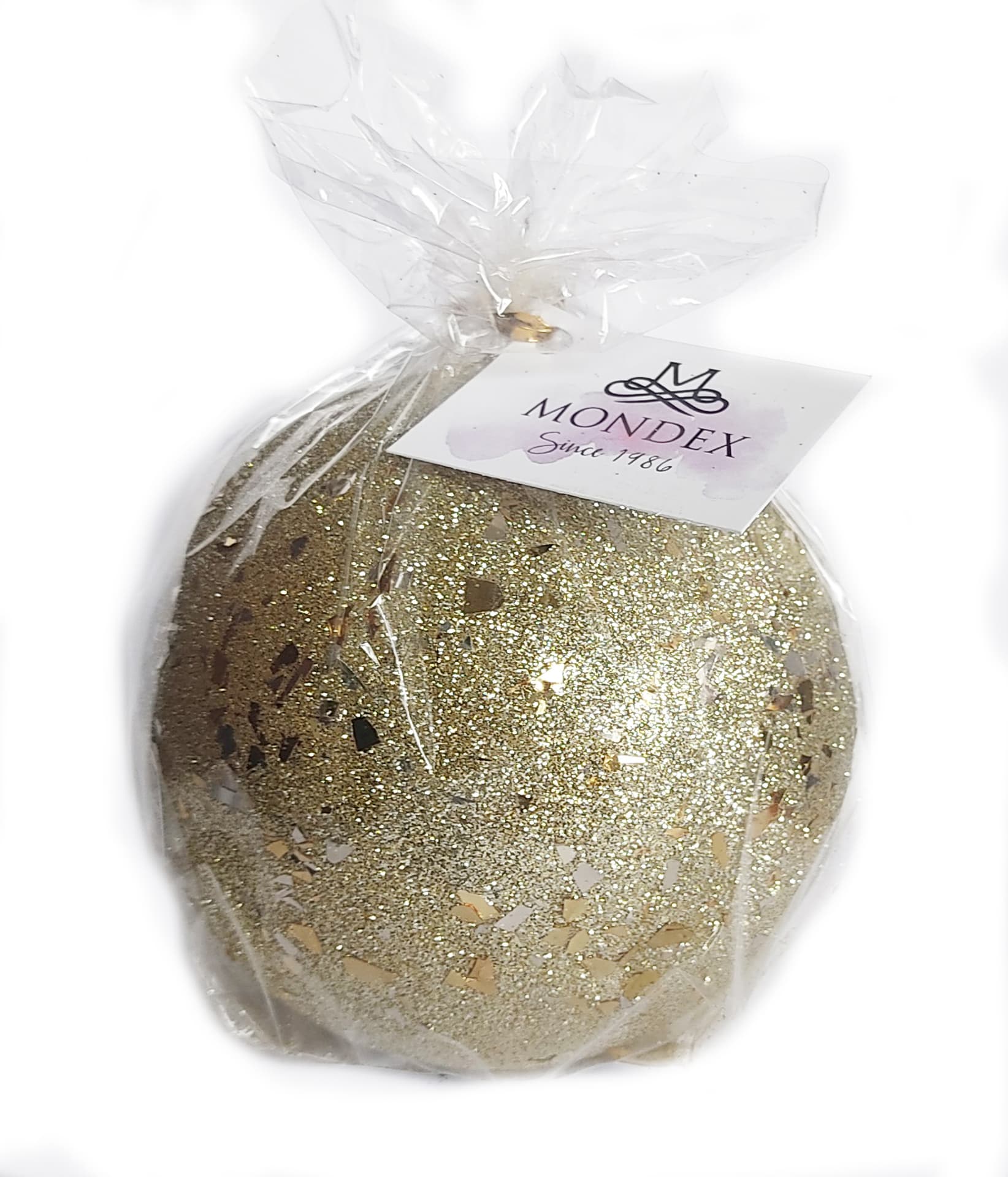 

Świeca GLAMOUR NEW kula 10cm parafinowa złota