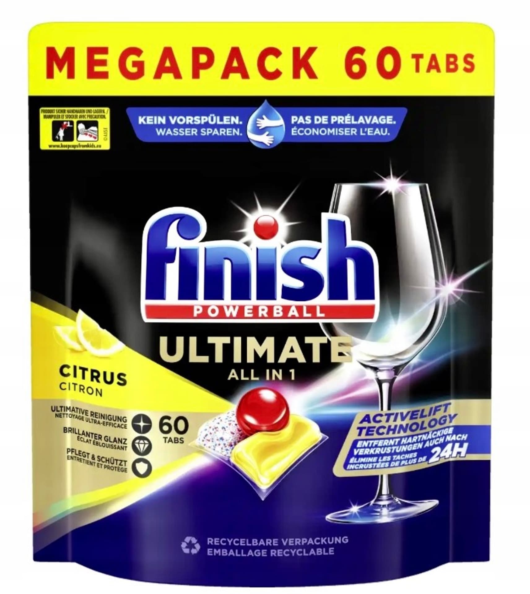 

CALGONIT/FINISH Tabletki All-in-1 60szt Ultimate Lemon 0,774kg
