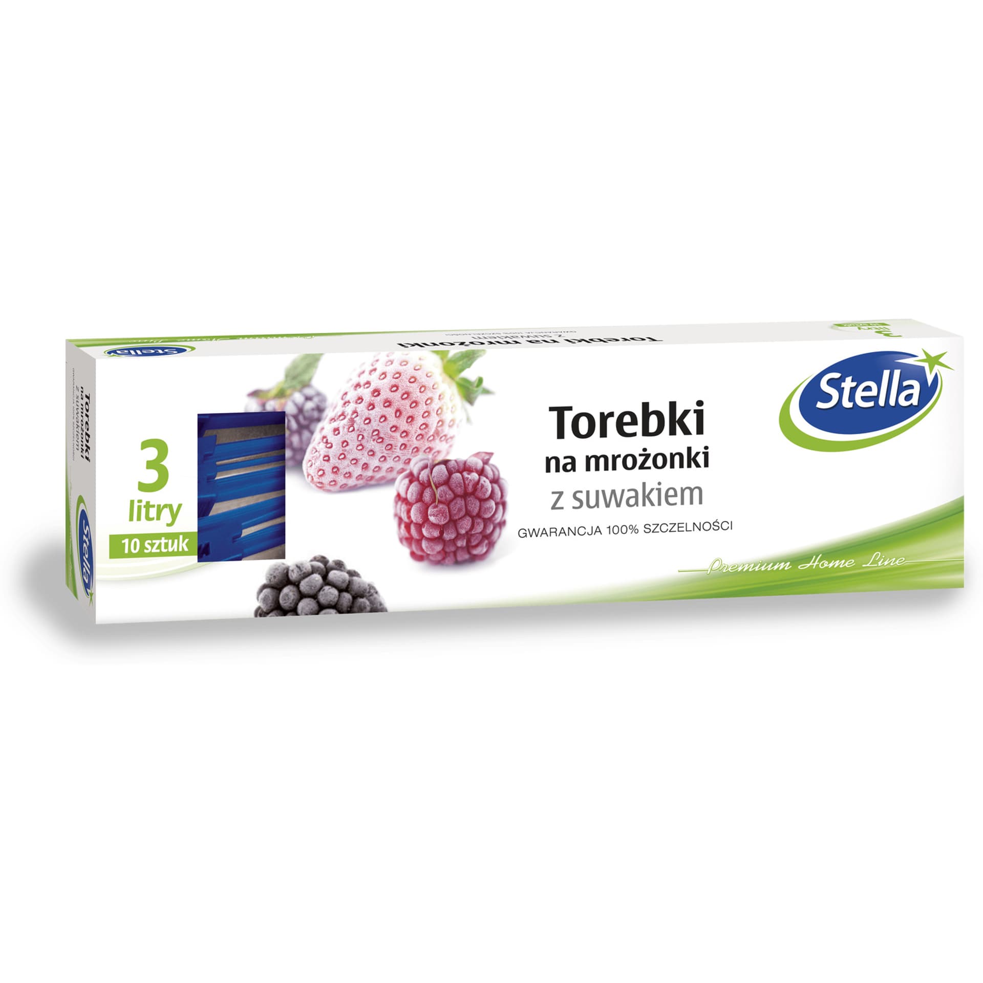 

Torebki na mrożonki(3L*10szt) z suwakiem STELLA W-9664, 3l*10szt) z suwakiem stella w-966