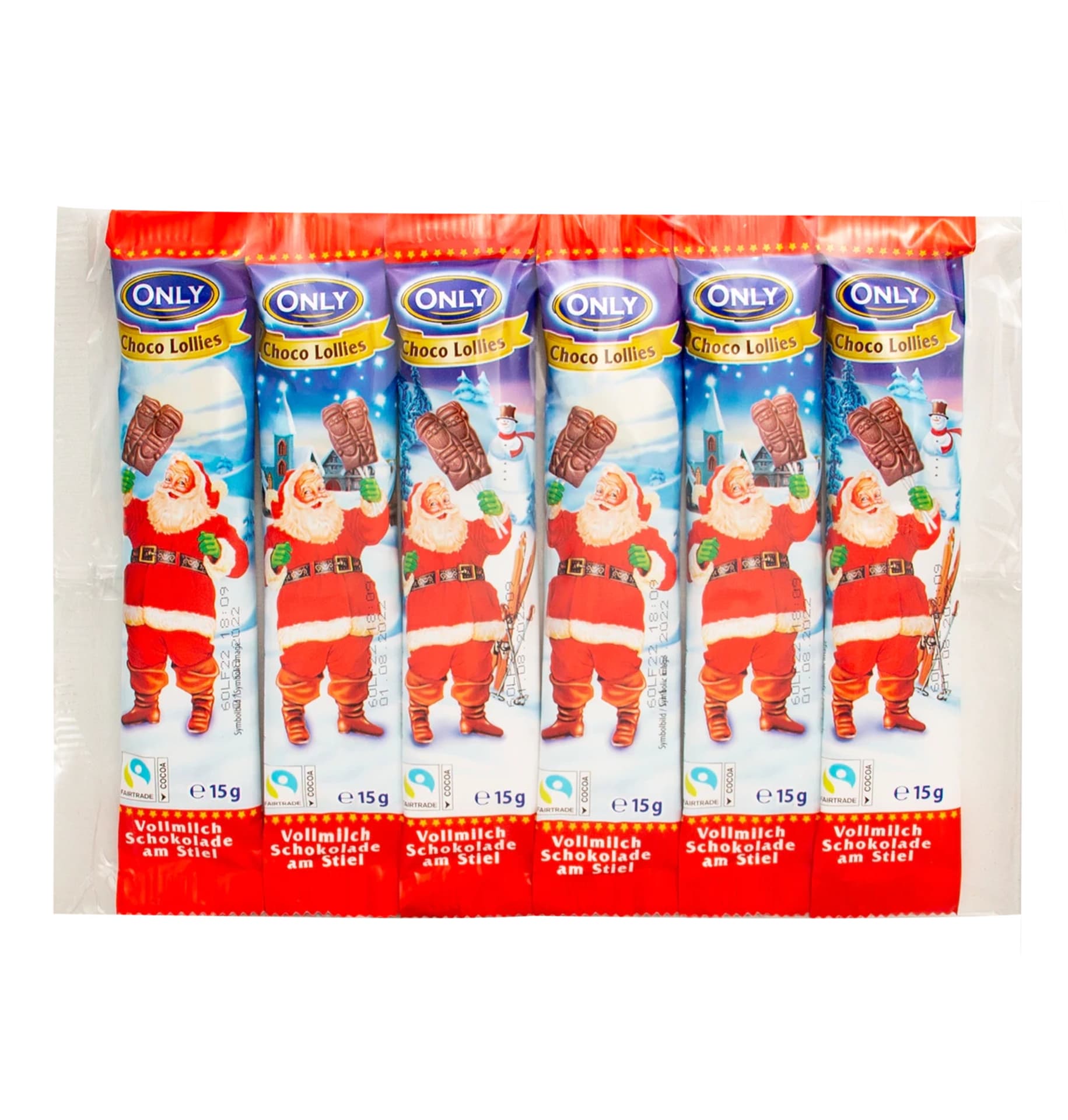 

Only Lizaki Czekoladowe 6x15g