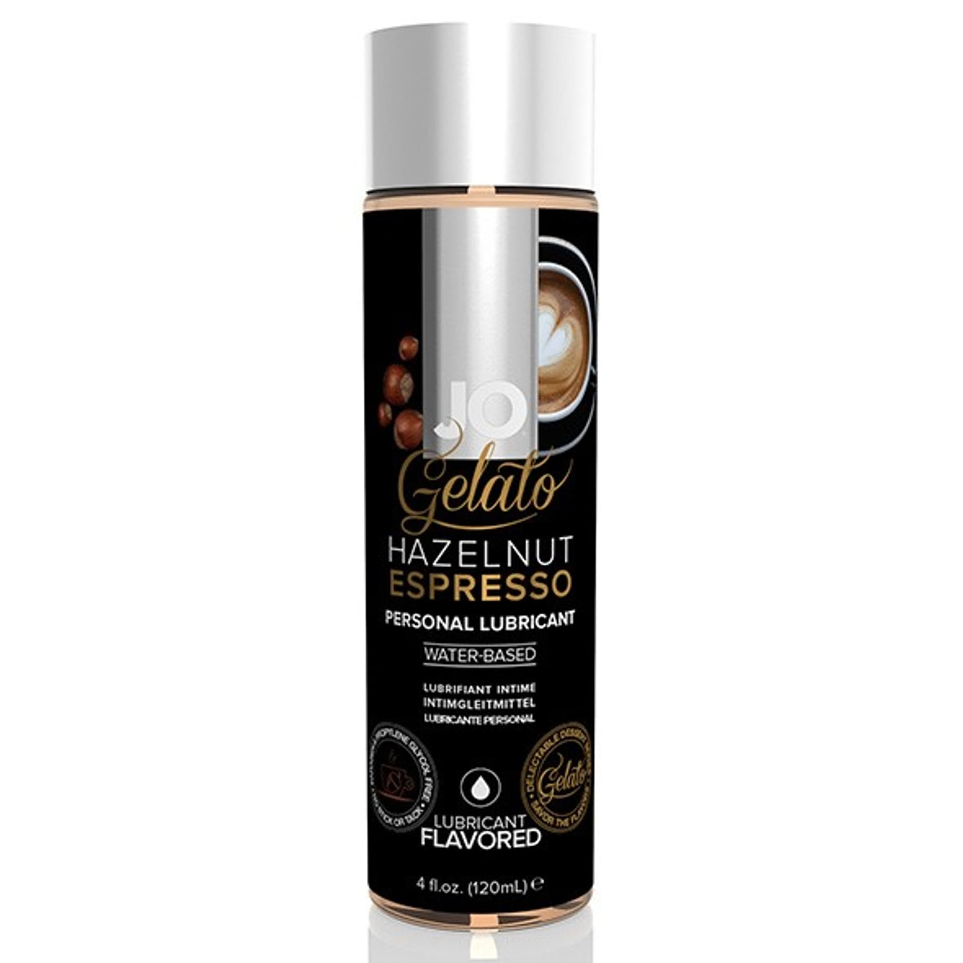 

System JO Gelato Hazelnut Espresso Lubricant Water-Based 120ml