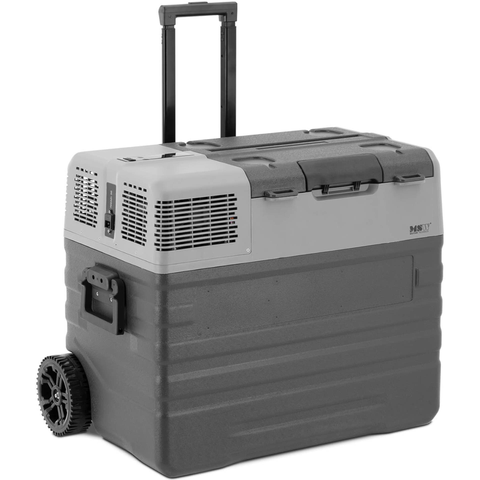 

Lodówka samochodowa turystyczna na kółkach z funkcją mrożenia 12/24 V DC/AC 60 W 52 l