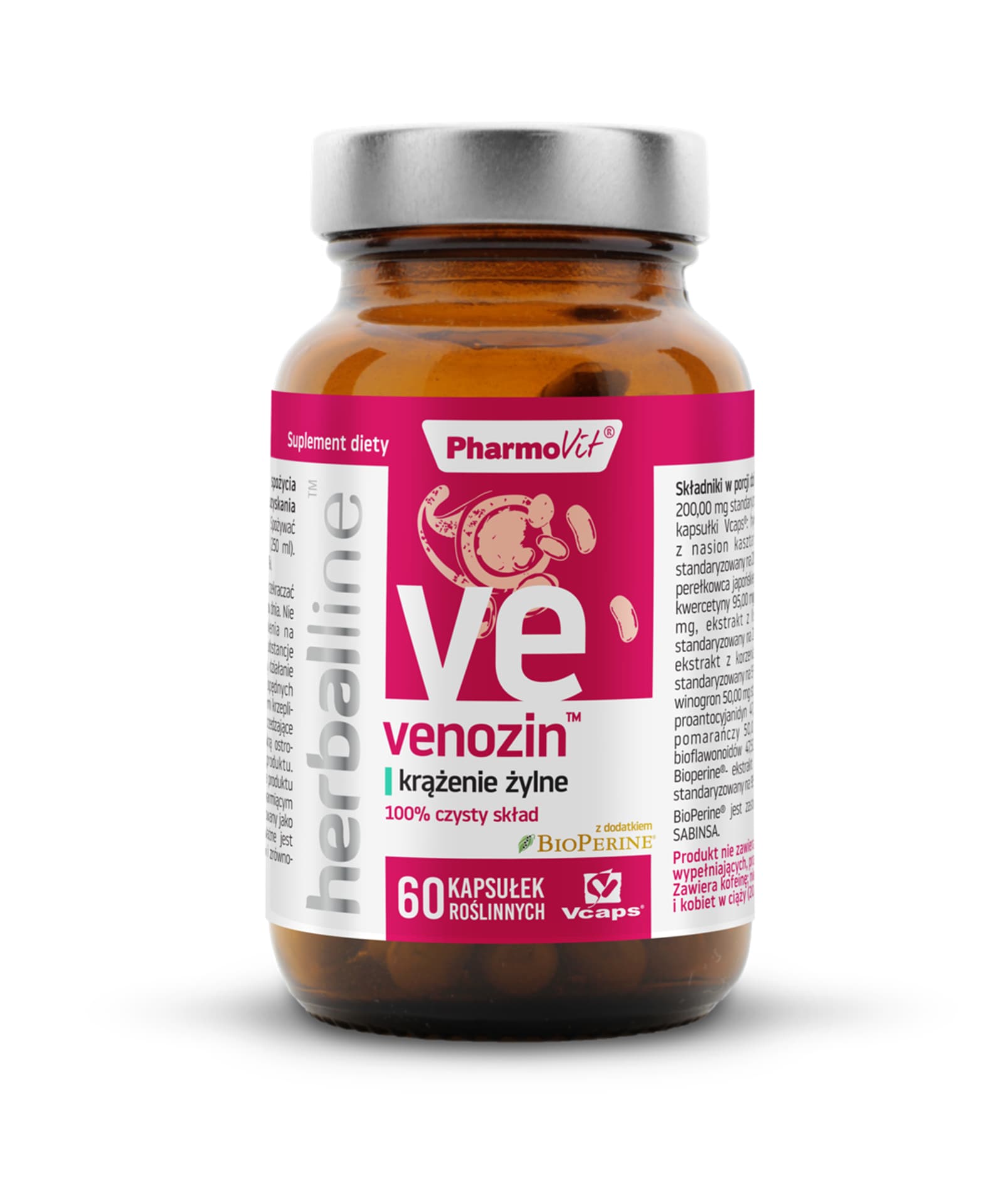 

Herballine Venozin™ krążenie żylne 60 kapsułek