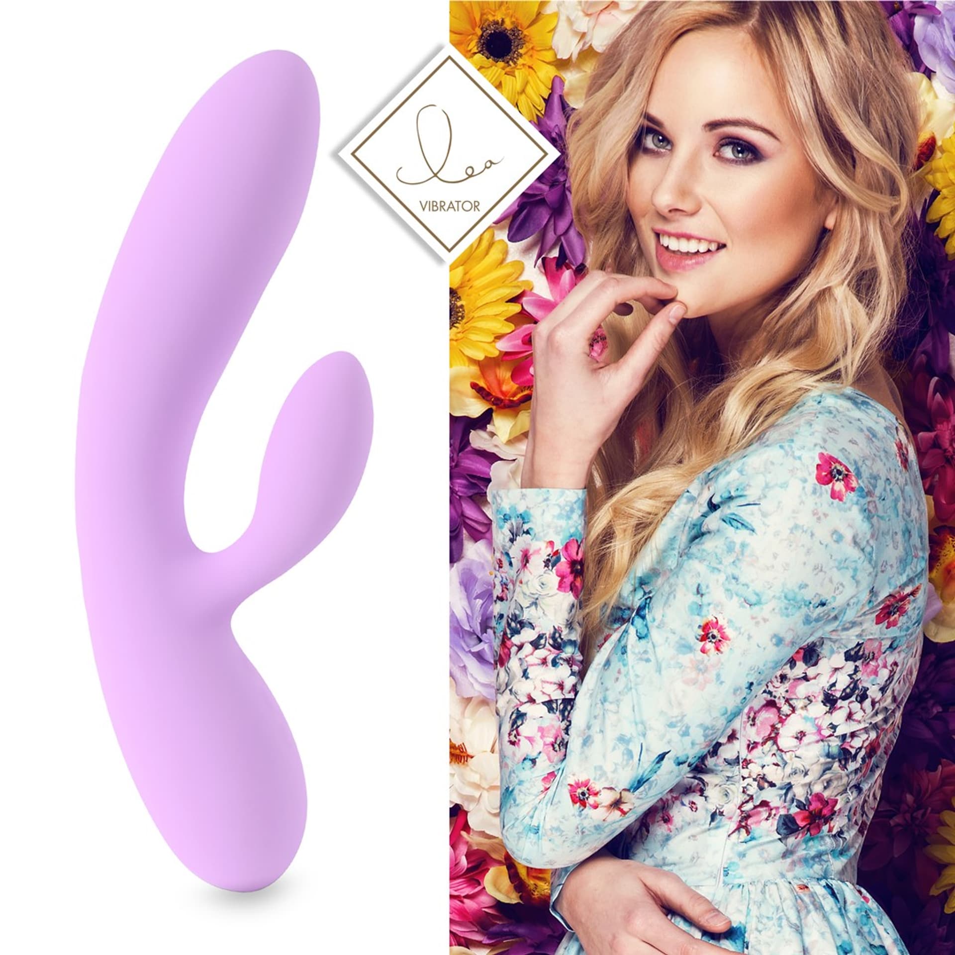 

FeelzToys - Wibrator Lea Rabbit fioletowy