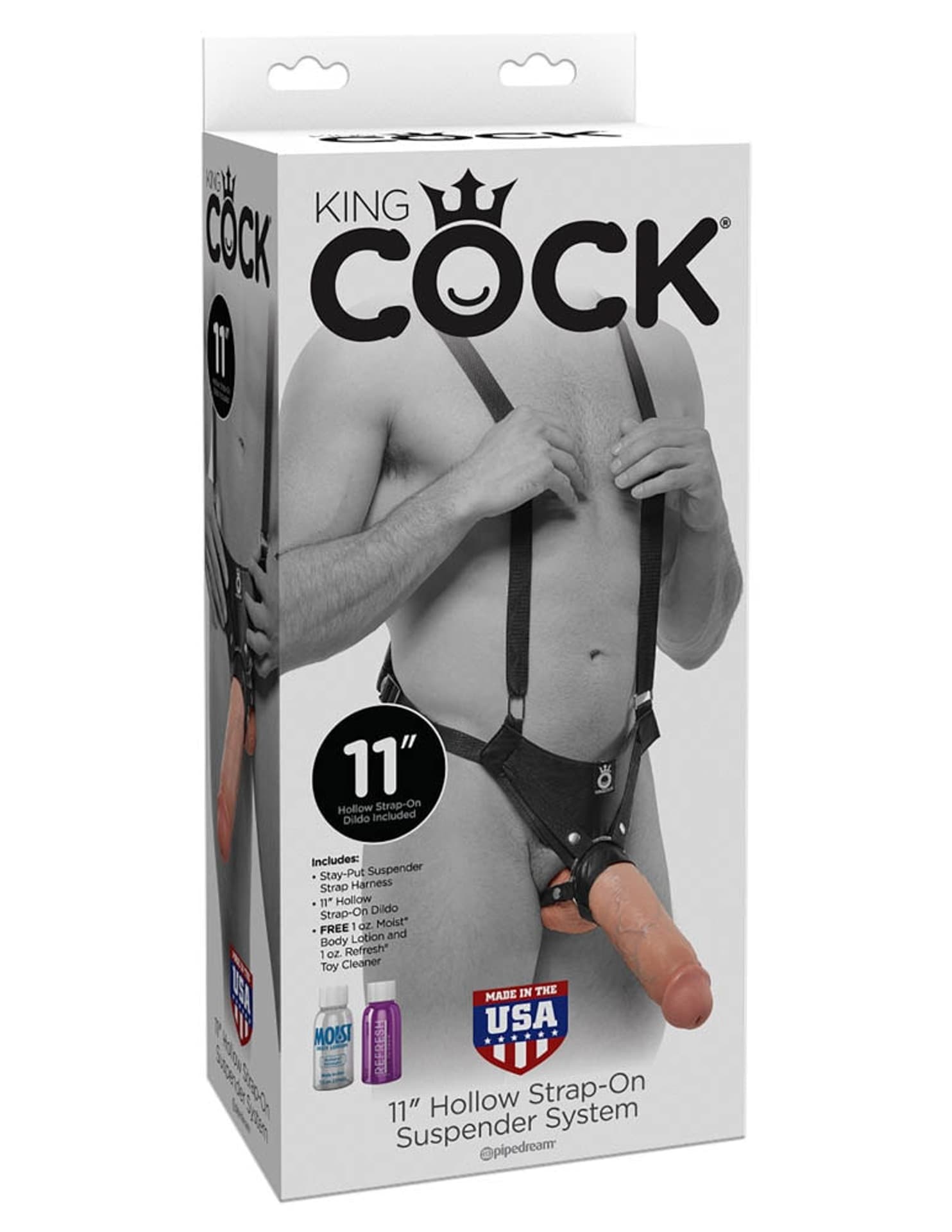 

King Cock Hollow Strap-On Suspender System 28cm