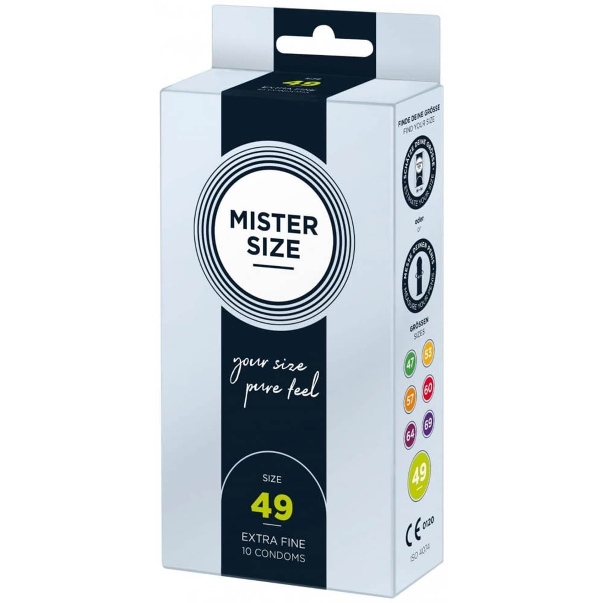 

Prezerwatywy 49mm 10 szt. Mister Size