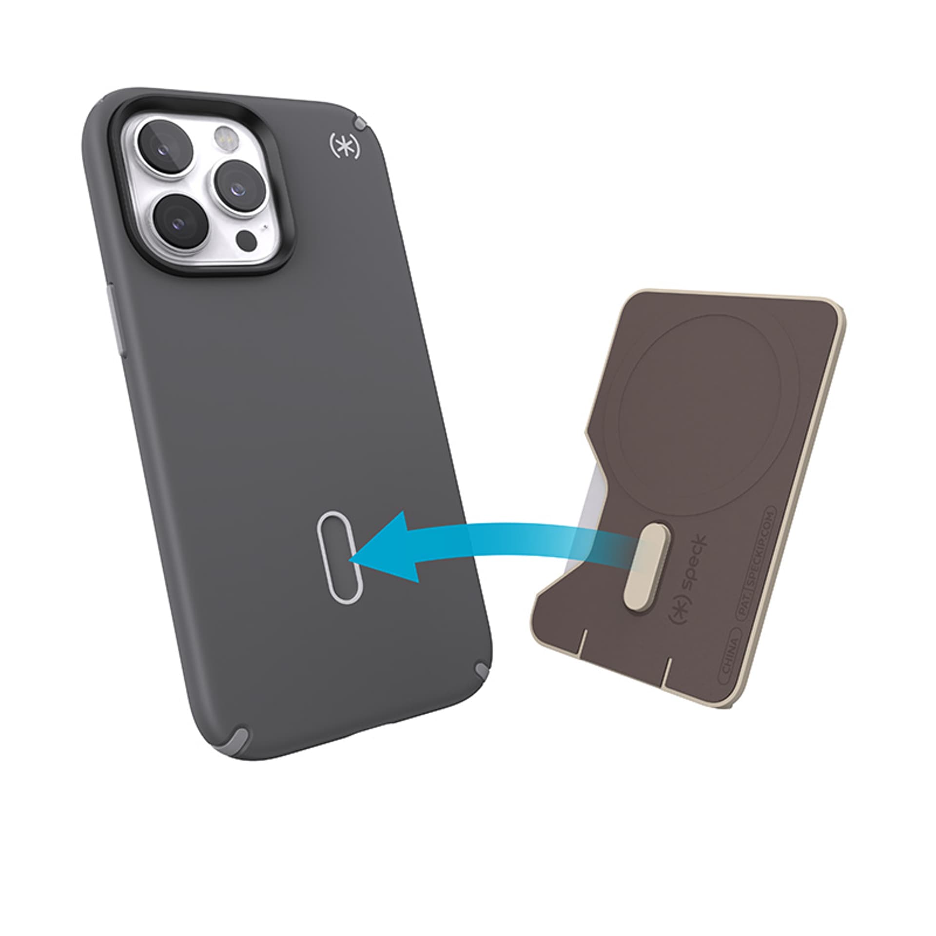 

Speck ClickLock Wallet For MagSafe - Magnetyczny portfel MagSafe (Pale Oak)