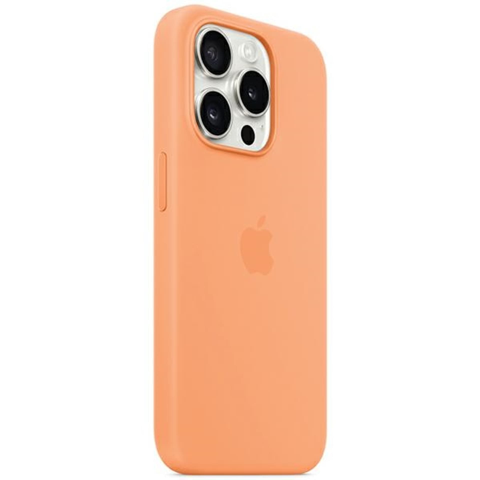 

Etui Apple MT1W3ZM/A iPhone 15 Pro Max 6.7" MagSafe pomarańczowy/orange sorbet Silicone Case