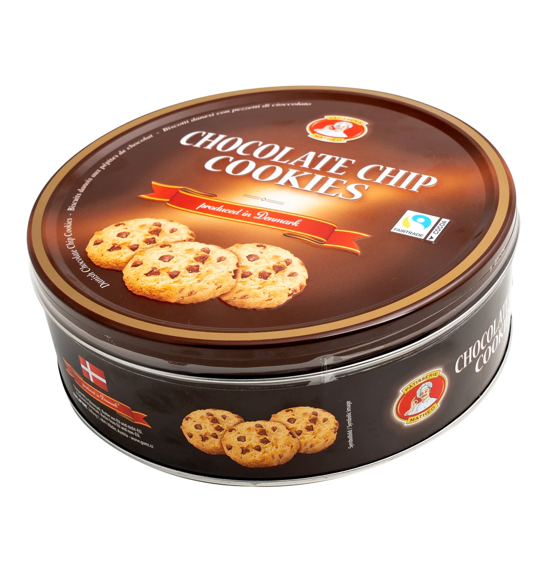 

Matheo Ciastka w Puszce Czekoladowe 454 g