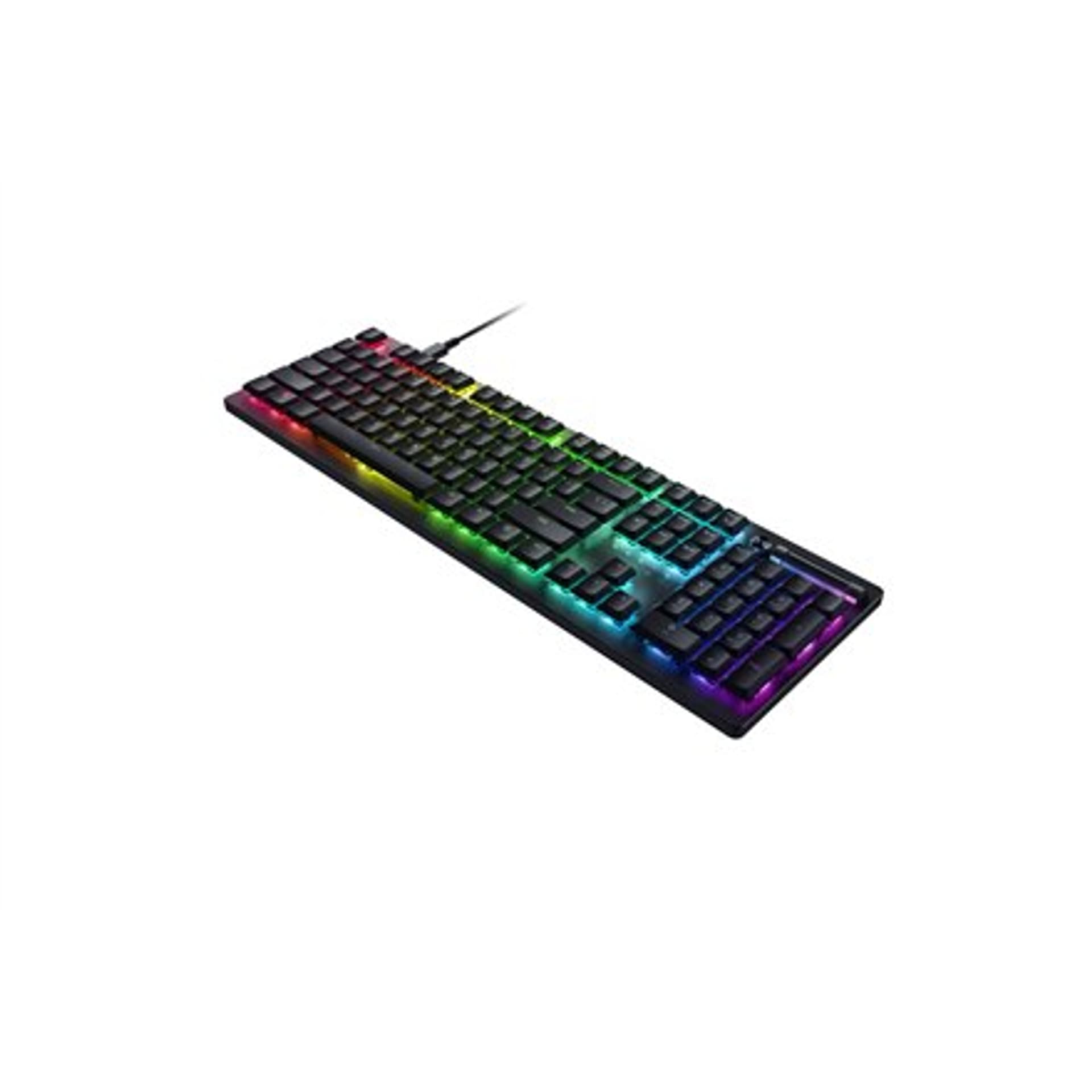 

Razer Deathstalker V2, klawiatura gamingowa, oświetlenie LED RGB, RU, czarna, przewodowa, liniowy przełącznik optyczny