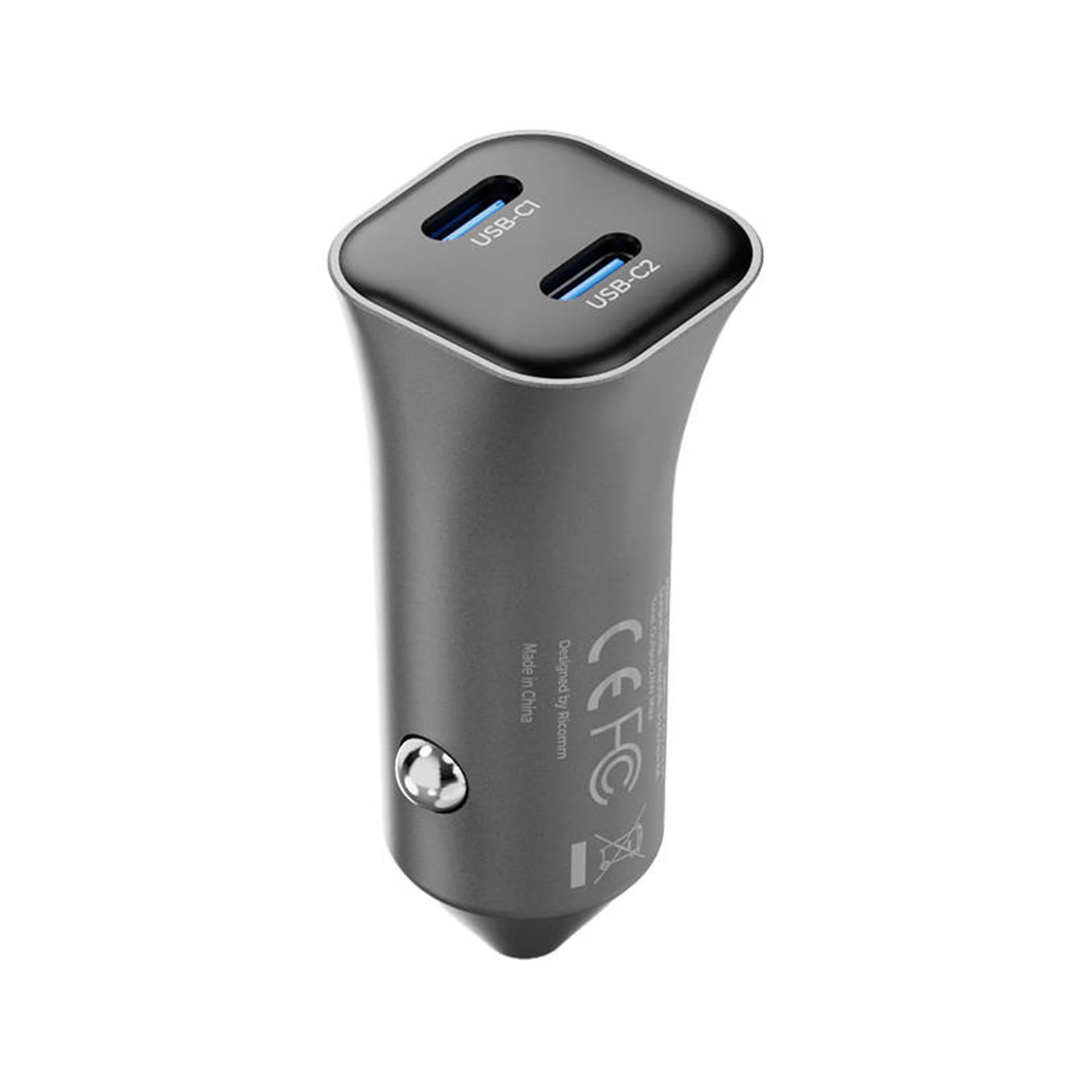 

Ładowarka samochodowa 40W Ricomm RA401 2xUSB-C