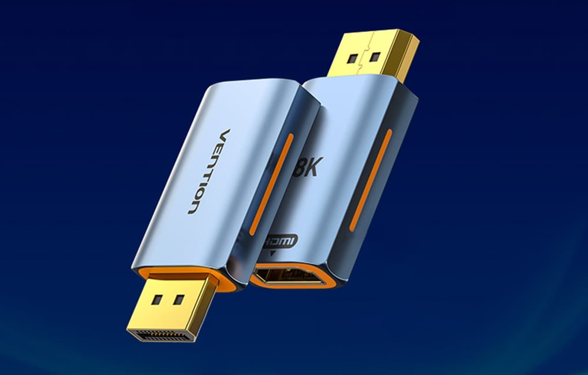 

Adapter HDMI żeński - Display Port męski Vention HFMH0 8K (niebieski)