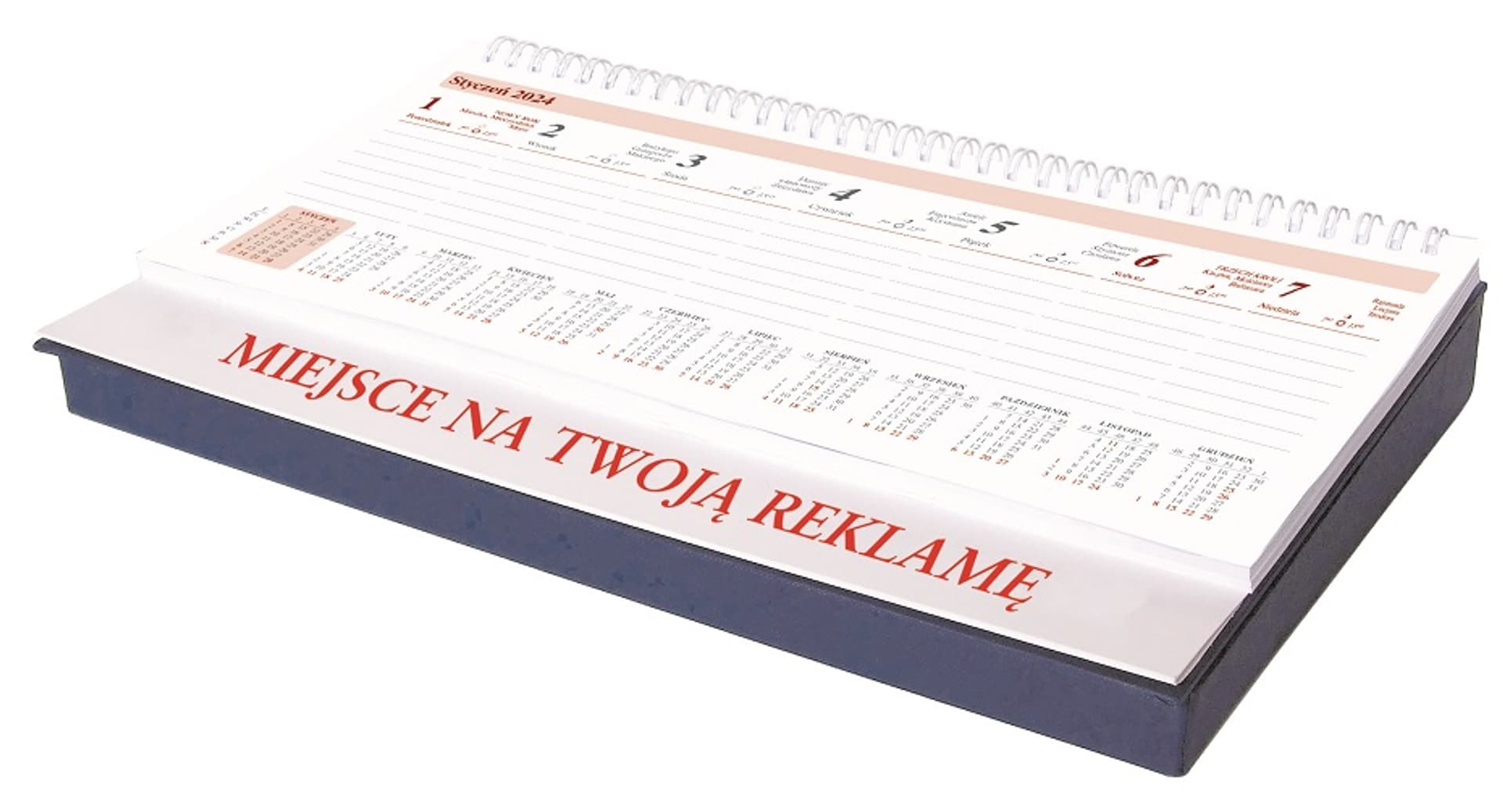 

Kalendarz leżacy z piórnikiem BIAŁY KB033B Wokół Nas