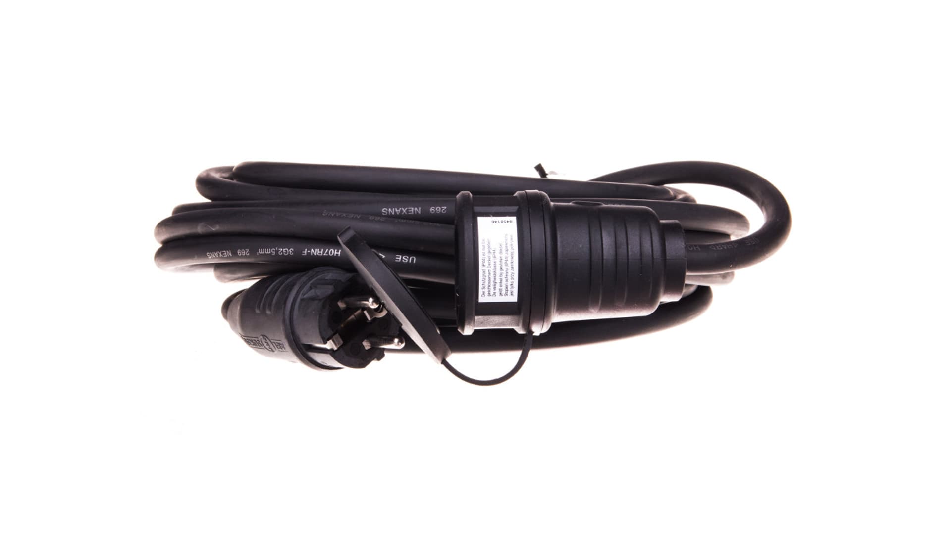 

Kabel przedłużajacy (przedłużacz) IP44 10m 1x230V H07RN-F 3G2,5 1166814, Przedłużacz) ip44 10m 1x230v h07rn-f 3g2.5 116681