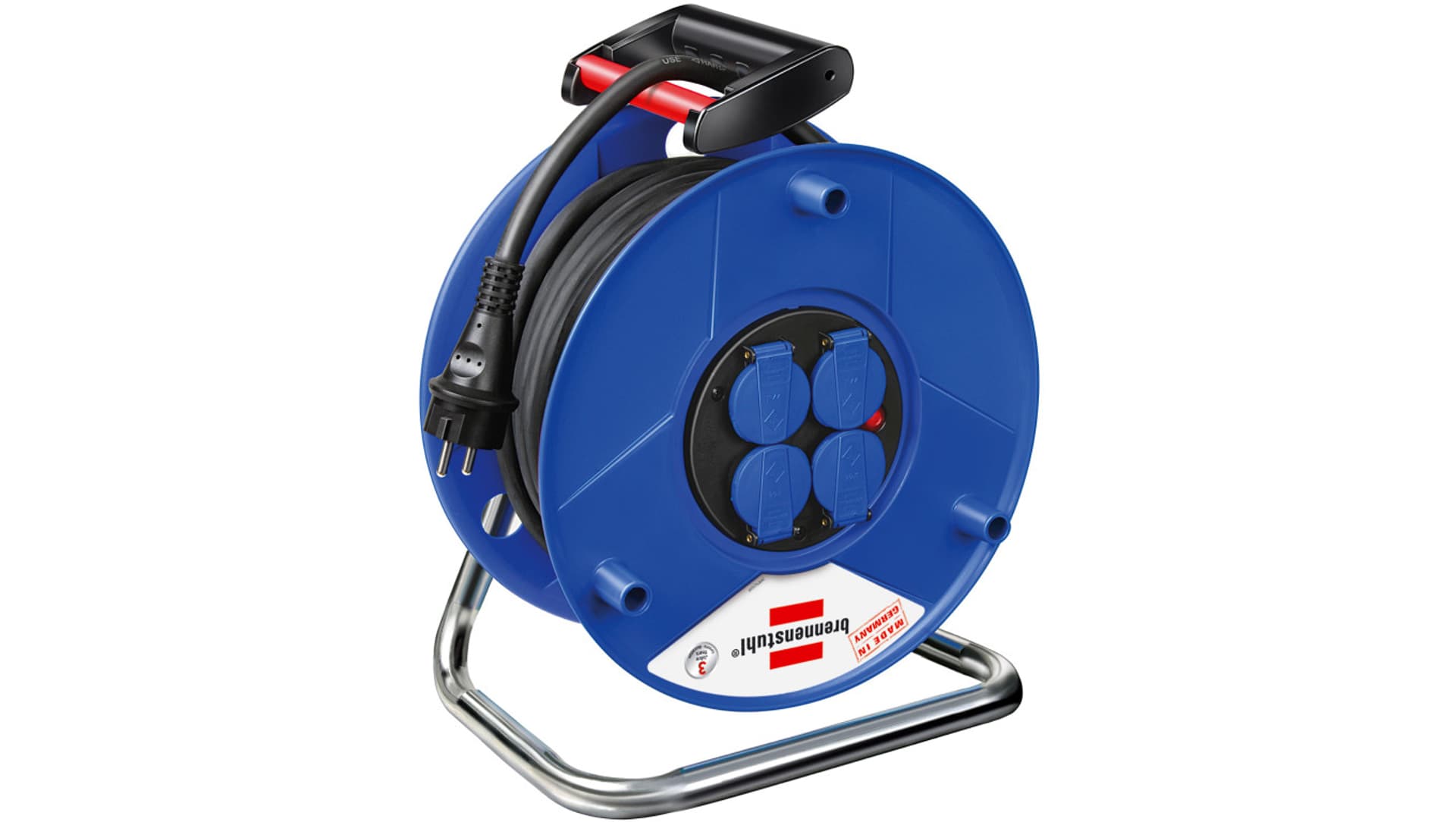 

Przedłużacz bębnowy Garant IP44 25m 4x230V H07RN-F 3G2,5 1208444