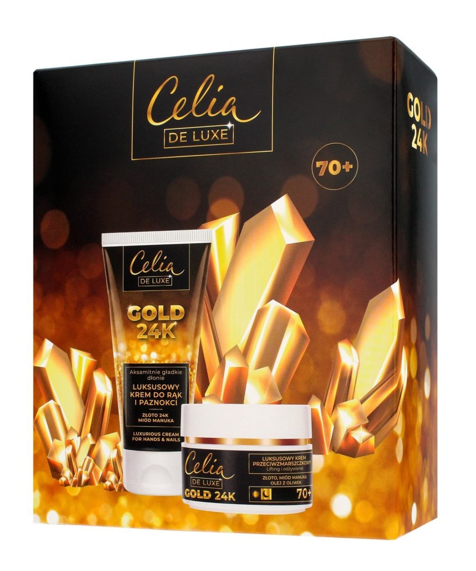 

Celia Zestaw prezentowy Gold 24K 70+