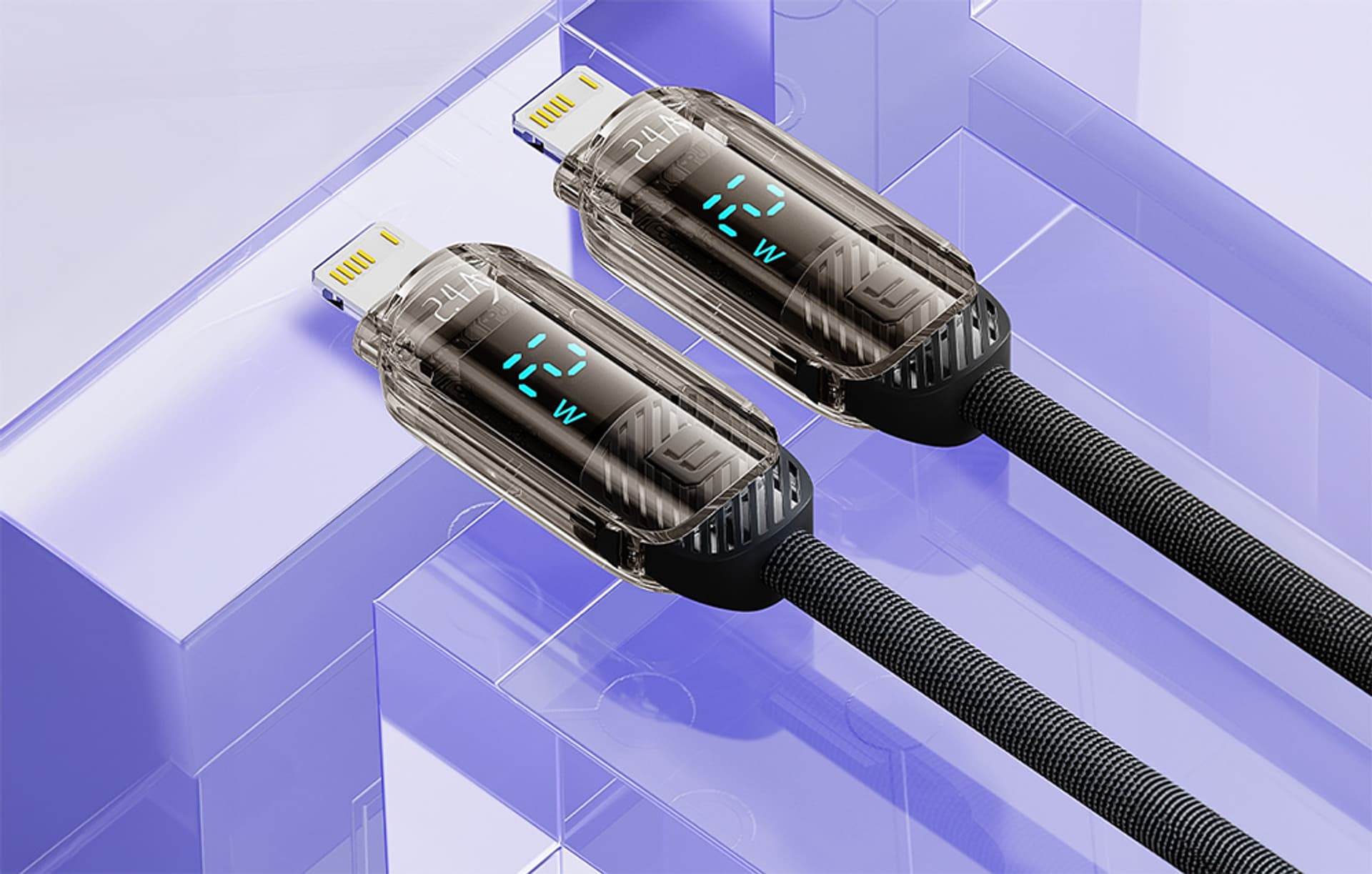 

Kabel USB do Lightning Toocki, 1m, 12W (czarny)
