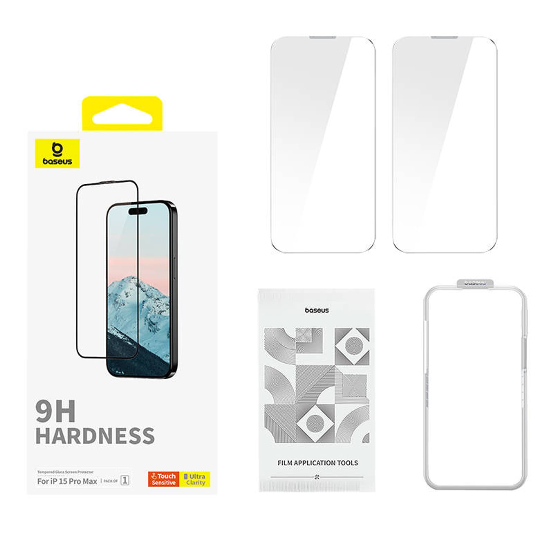

Szkło hartowane 0.3mm Baseus Diamond do iPhone 15 ProMax