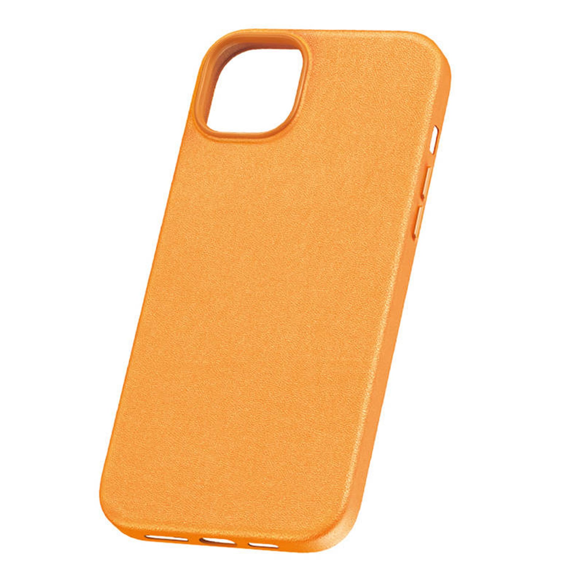 

Etui na telefon iPhone15 Baseus Fauxther Series (Pomarańczowy)