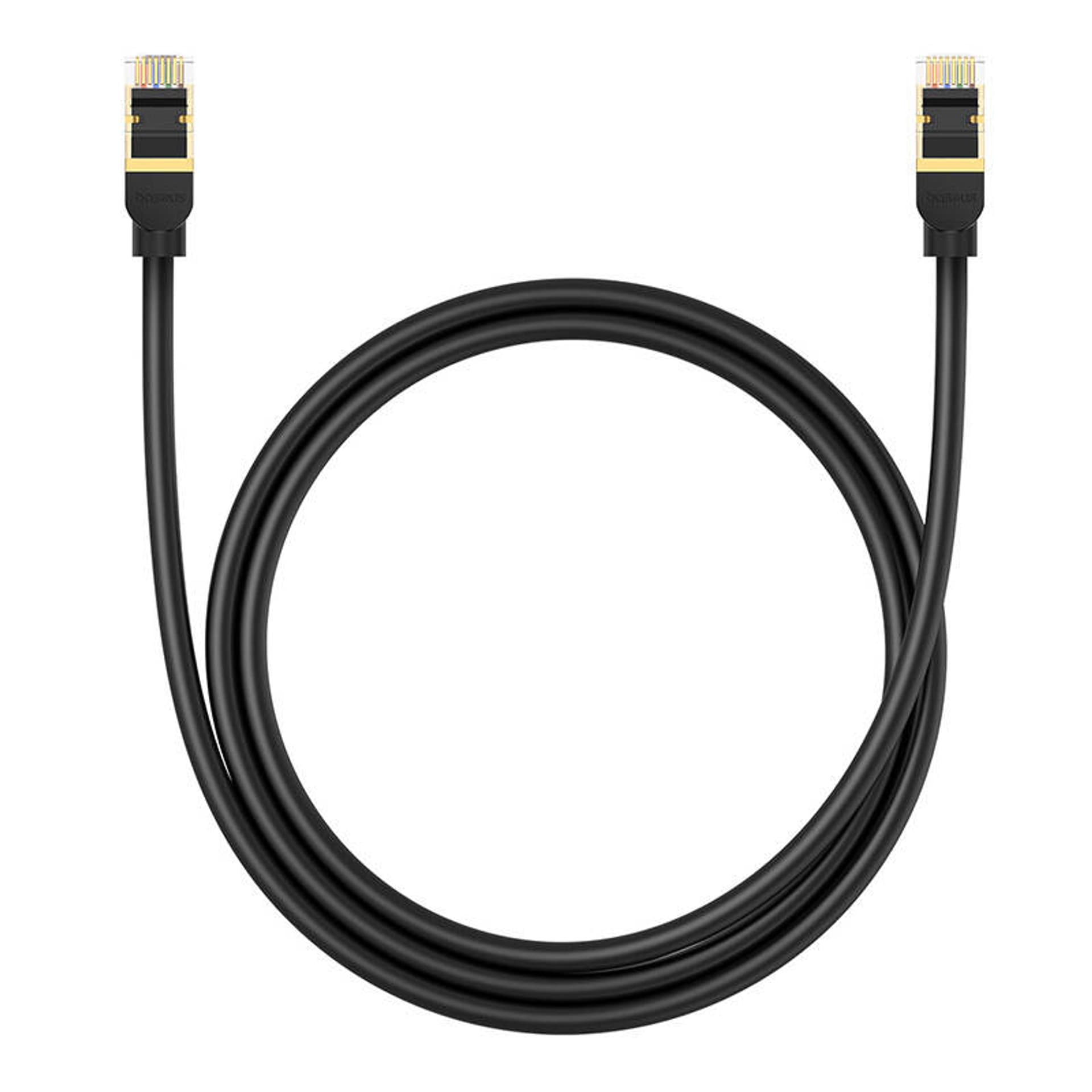 

Kabel sieciowy kat. 8 Baseus Ethernet RJ45, 40Gbps, 1m (czarny)