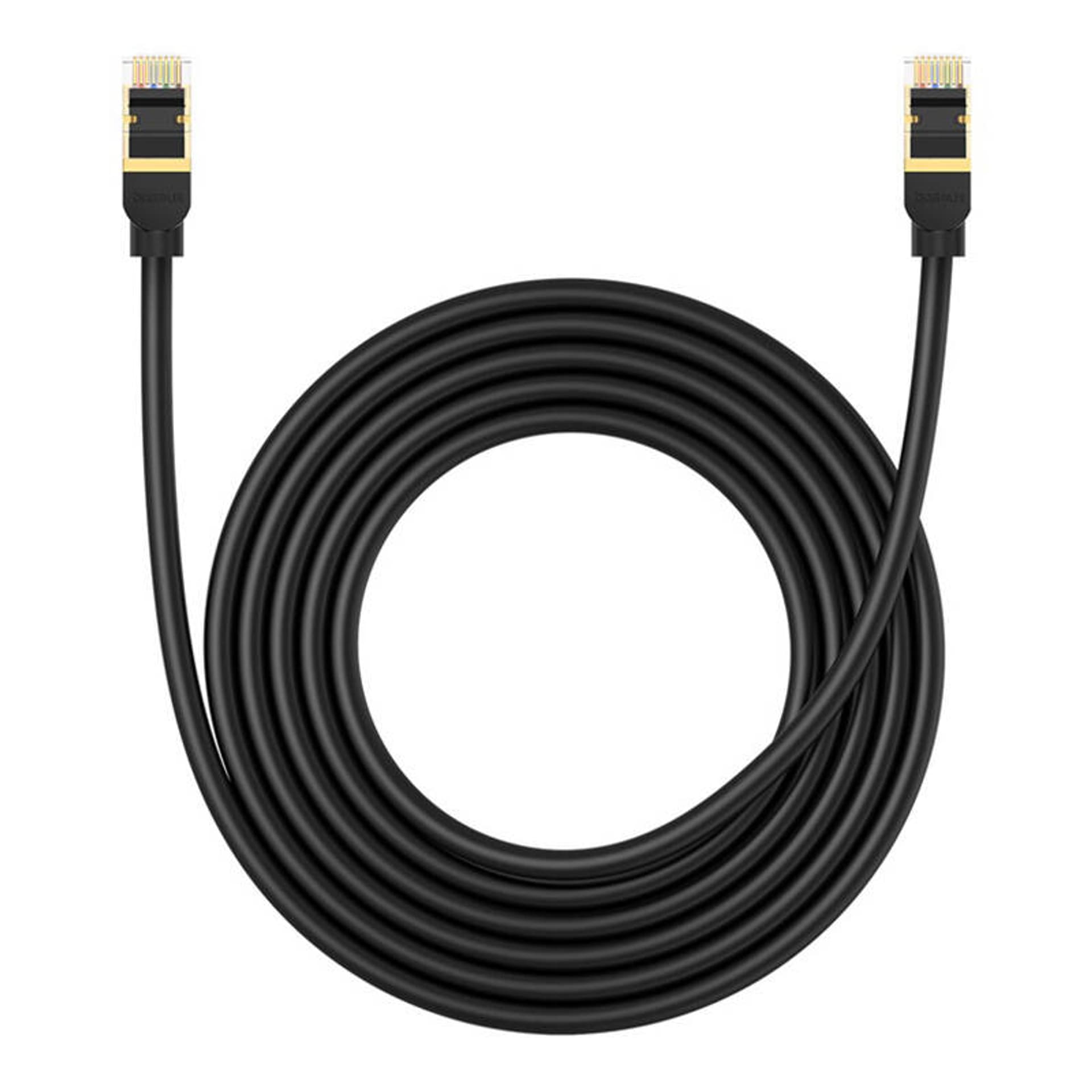 

Kabel sieciowy kat. 8 Baseus Ethernet RJ45, 40Gbps, 3m (czarny)