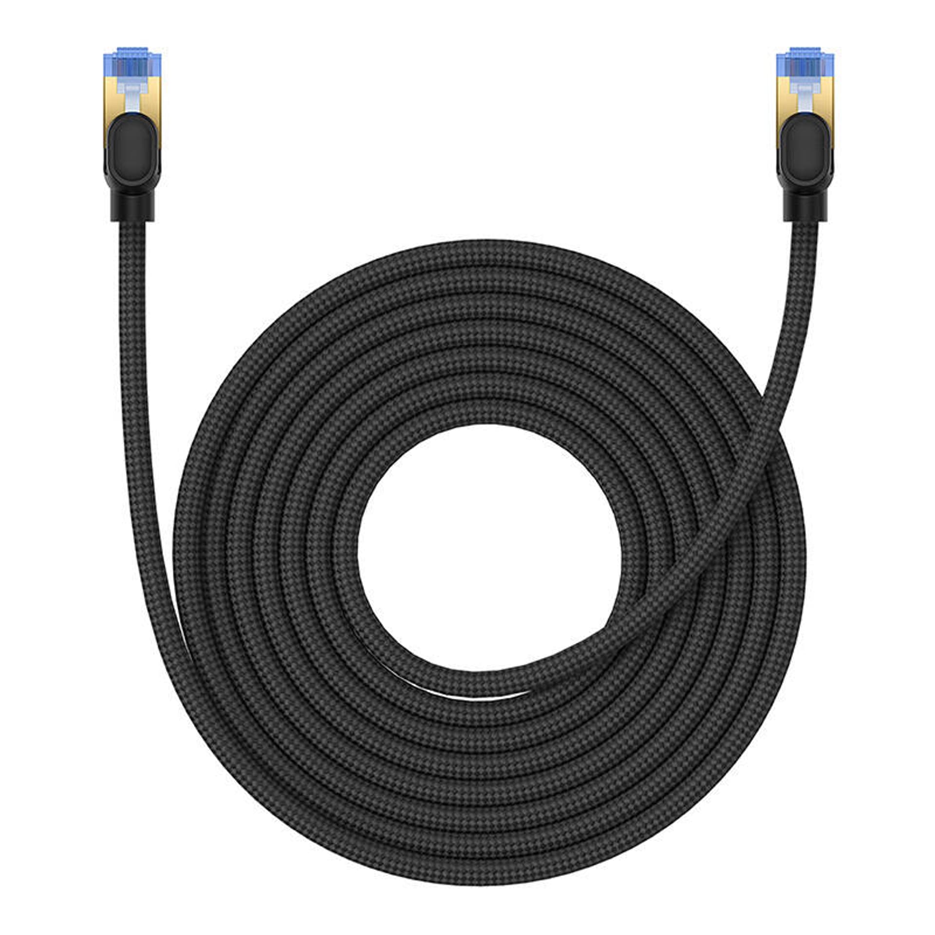 

Kabel sieciowy w oplocie kat. 7 Baseus Ethernet RJ45, 10Gbps, 8m (czarny)