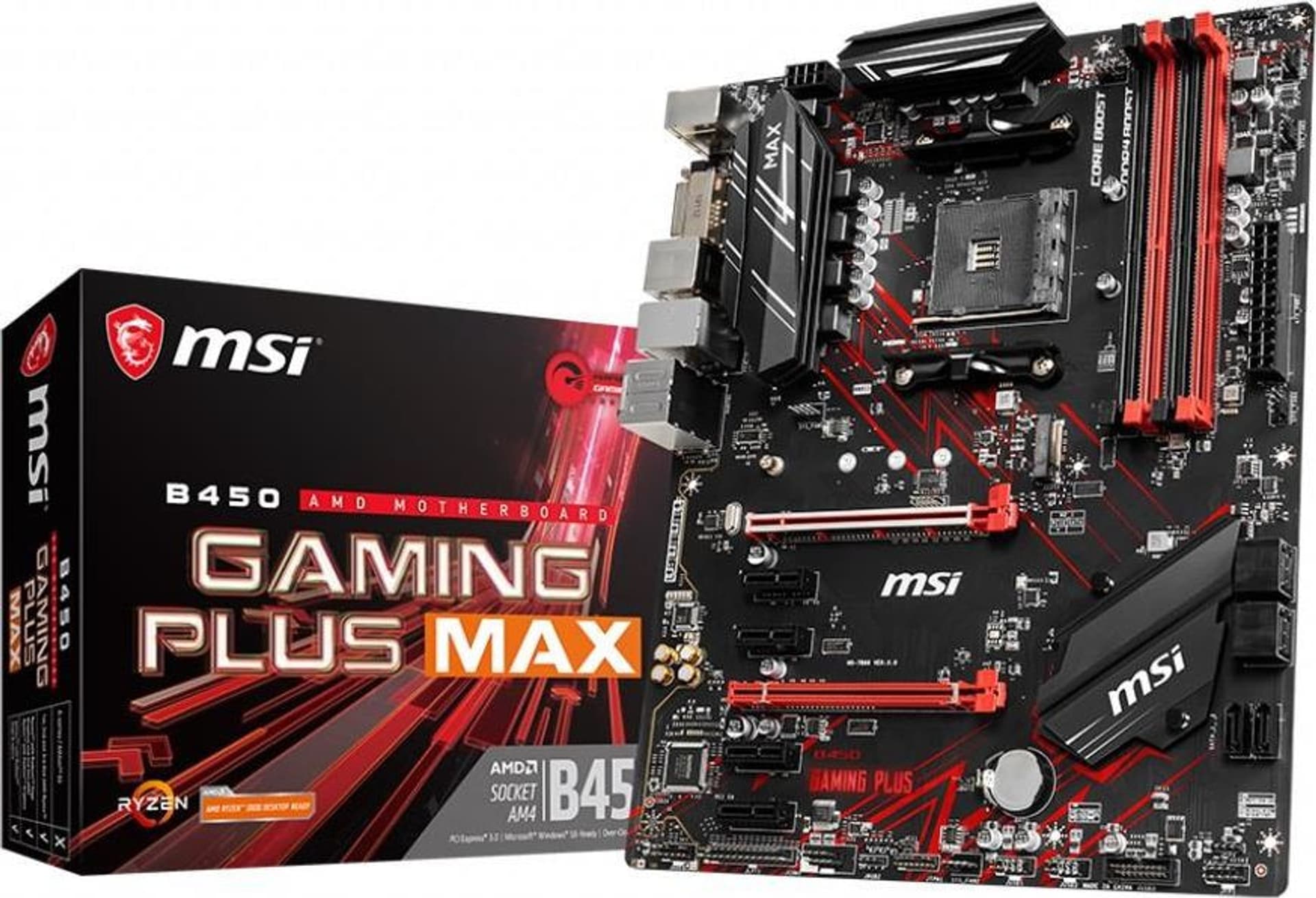 

Płyta główna MSI B450 Gaming Plus MAX Socket AM4 ATX