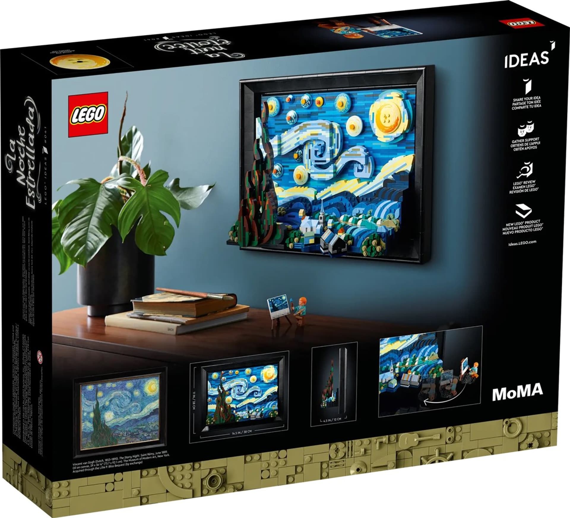 

LEGO Ideas 21333 „Gwiaździsta noc” Vincenta van Gogha