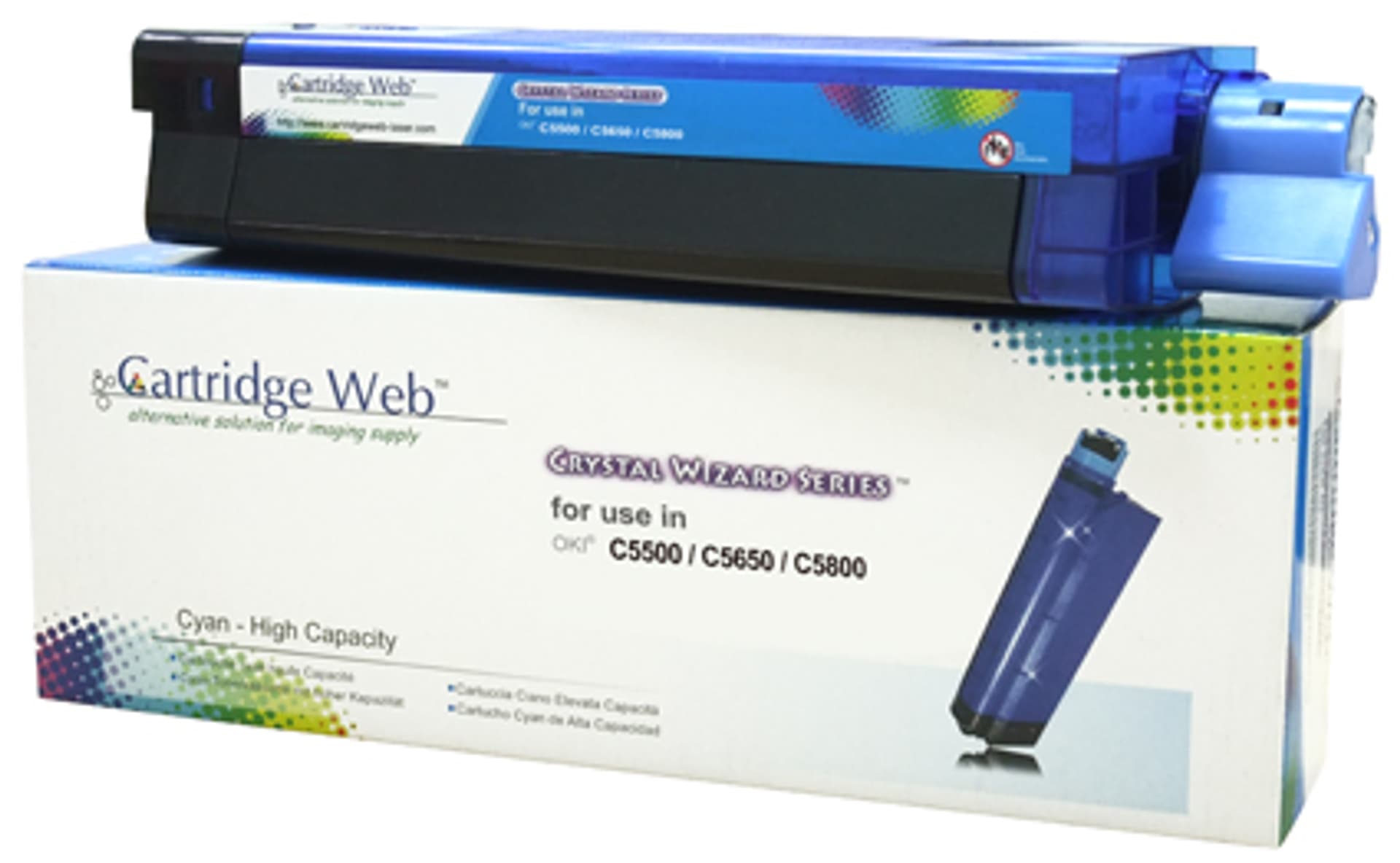 

Toner Cartridge Web Cyan OKI C5650 zamiennik 43872307