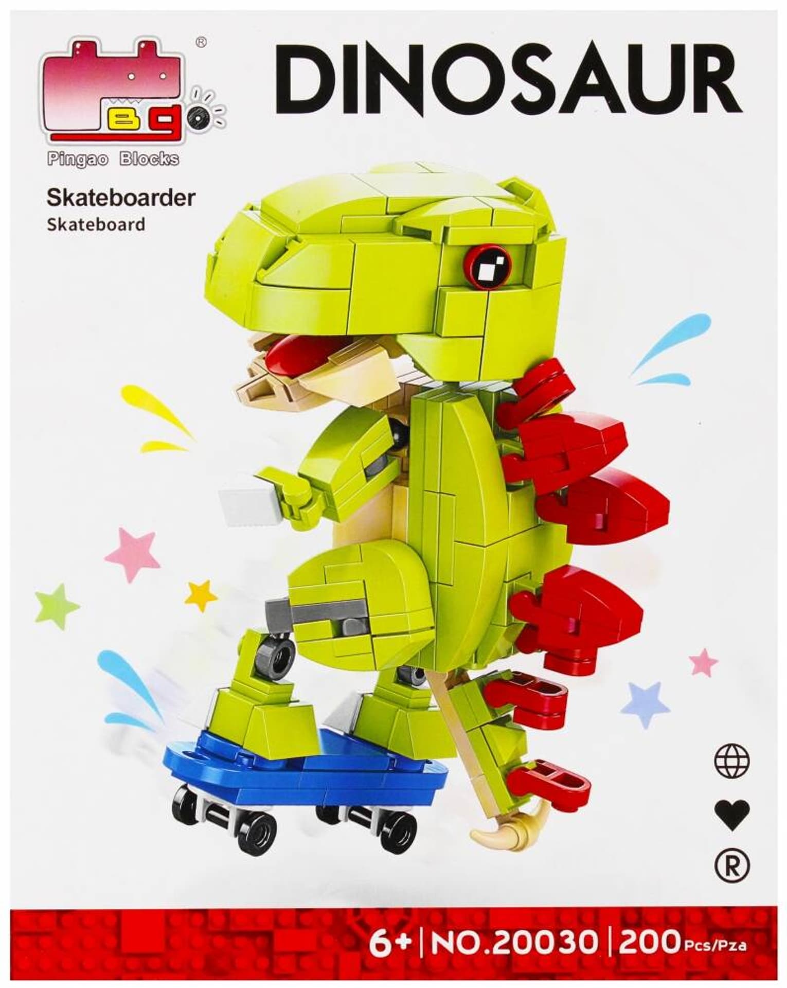 

Klocki konstrukcyjne Dino 200el. MEGA CREATIVE 526062