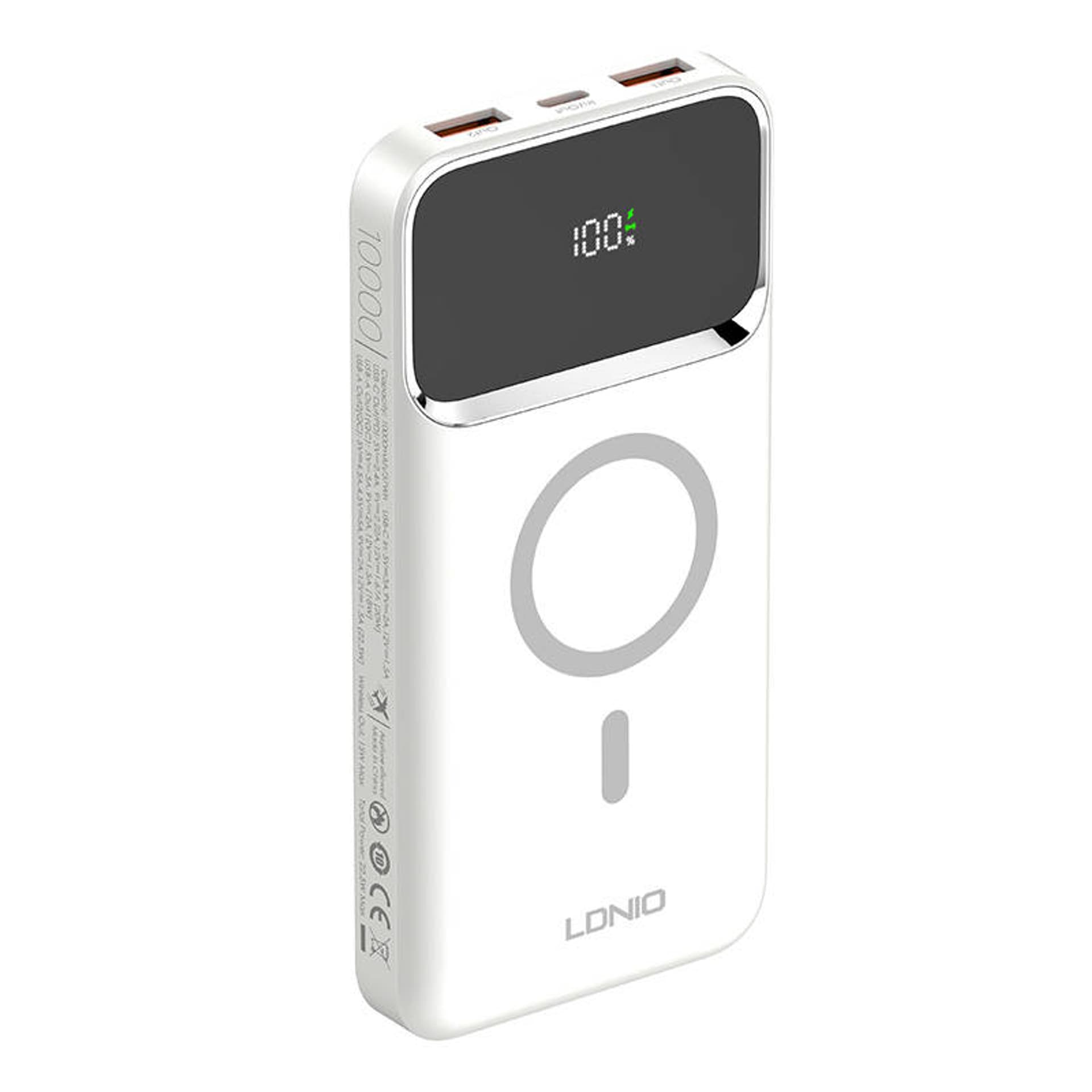 

Powerbank LDNIO PQ12, 15W, 10000mah (biały)