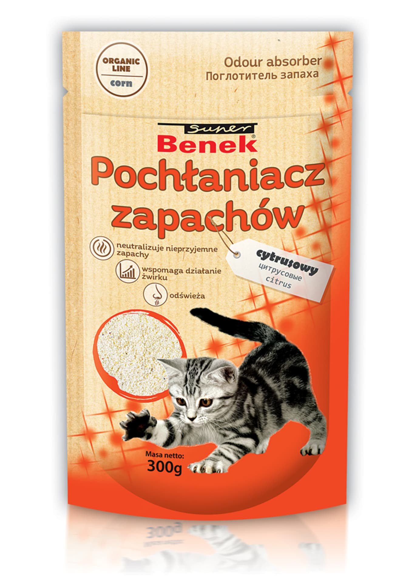 

CERTECH Pochłaniacz corn cytrusowy 300g