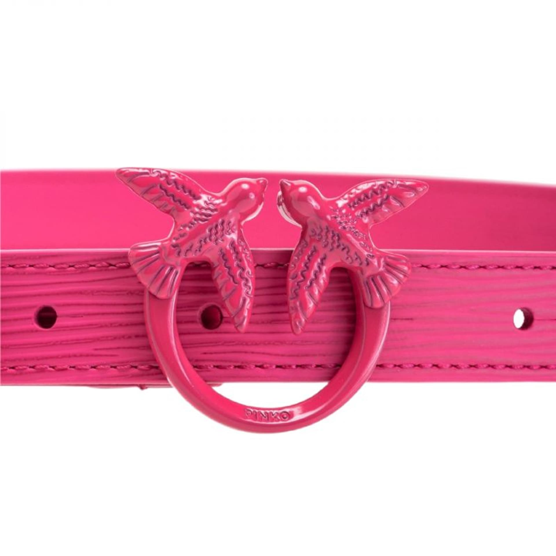 

Pasek damski Pinko H2 Belt Palmellato (kolor Różowy)