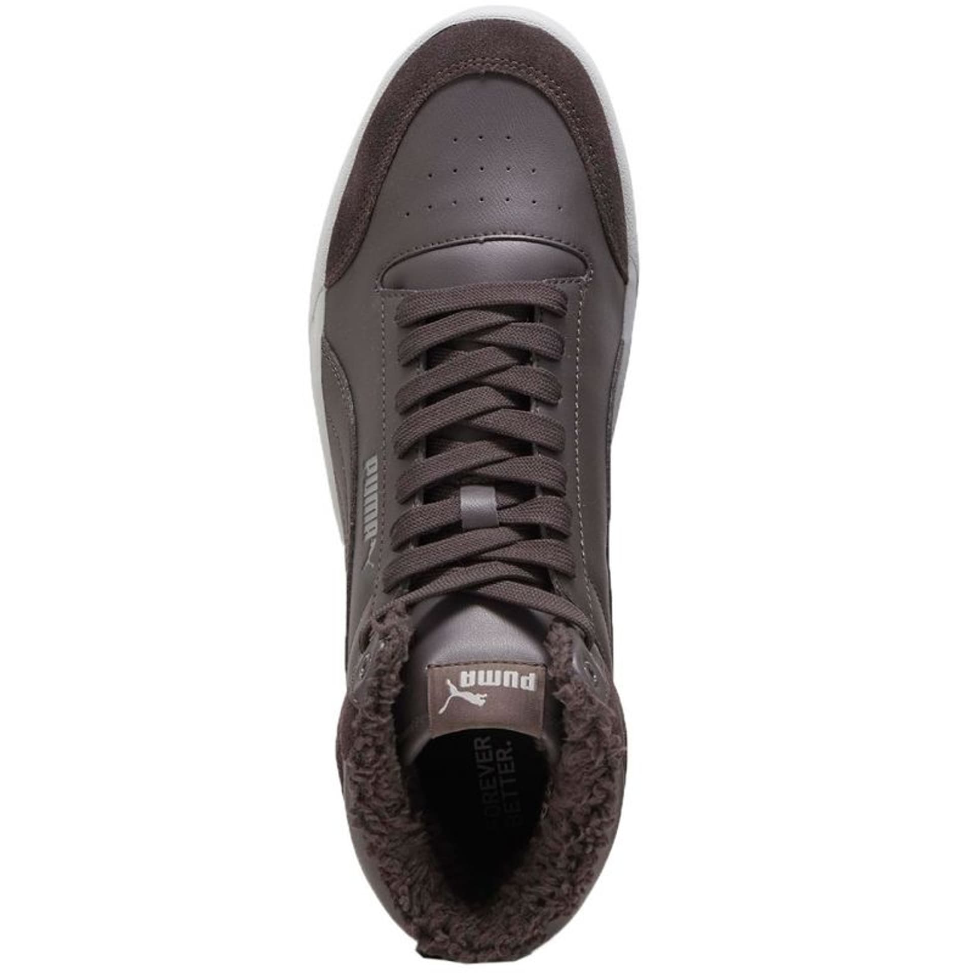 

Buty Puma Shuffle Mid Fur Flat M 387609 (kolor Szary/Srebrny, rozmiar 44)