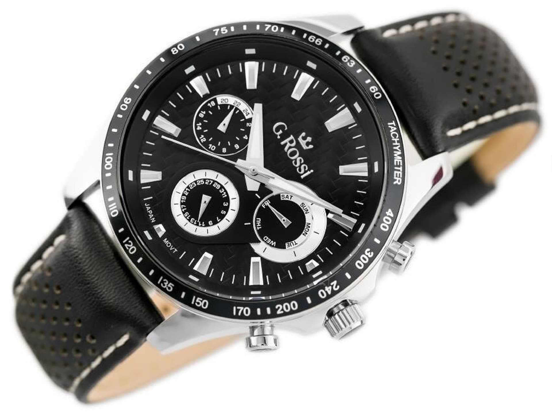 

ZEGAREK MĘSKI G. ROSSI - S523A - PREMIUM (zg147b) + BOX, Zg147b) + bo