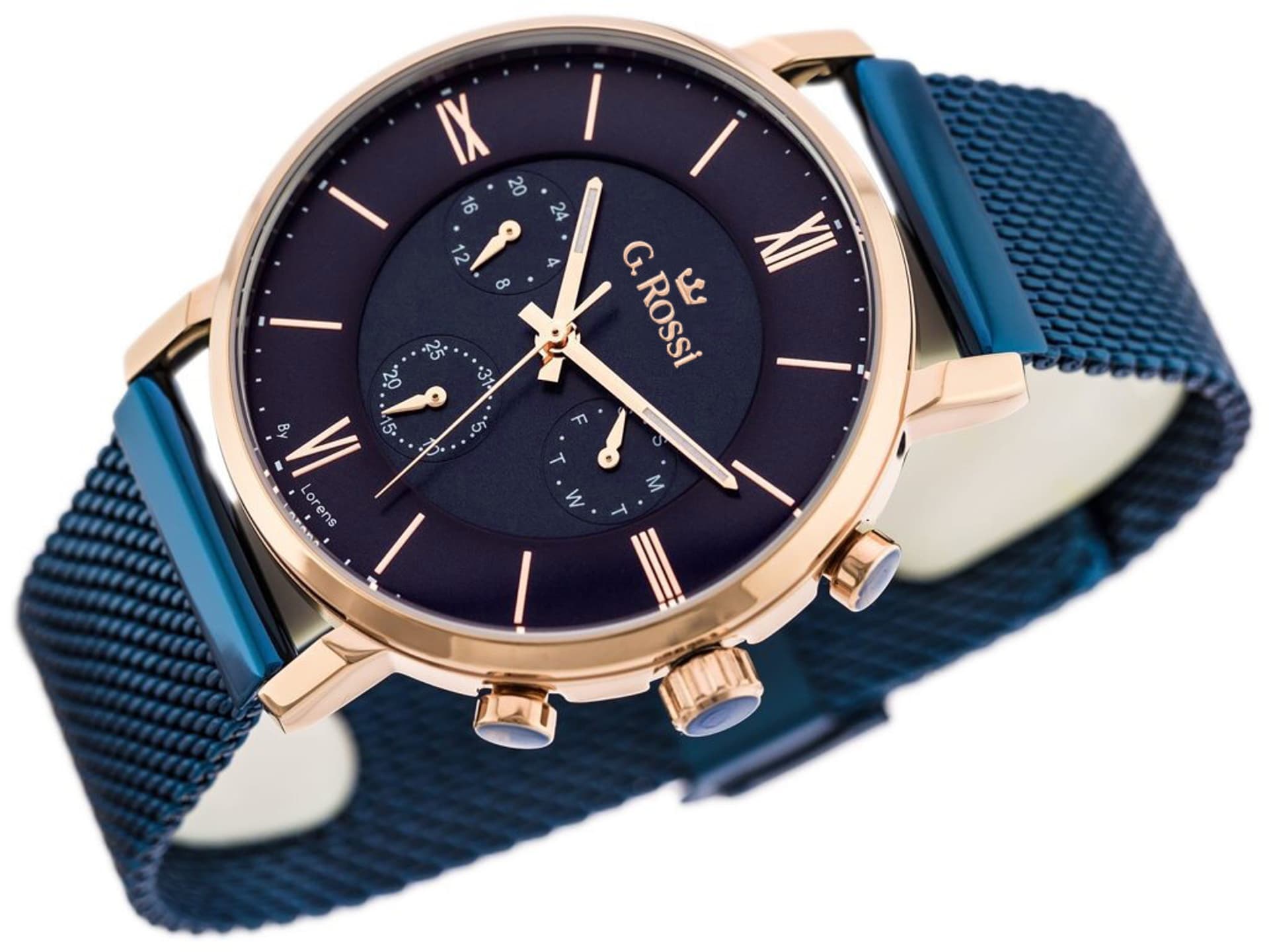 

ZEGAREK G. ROSSI - E-6182B-6F3 - EXCLUSIVE (zg284f) + BOX, Zg284f) + bo