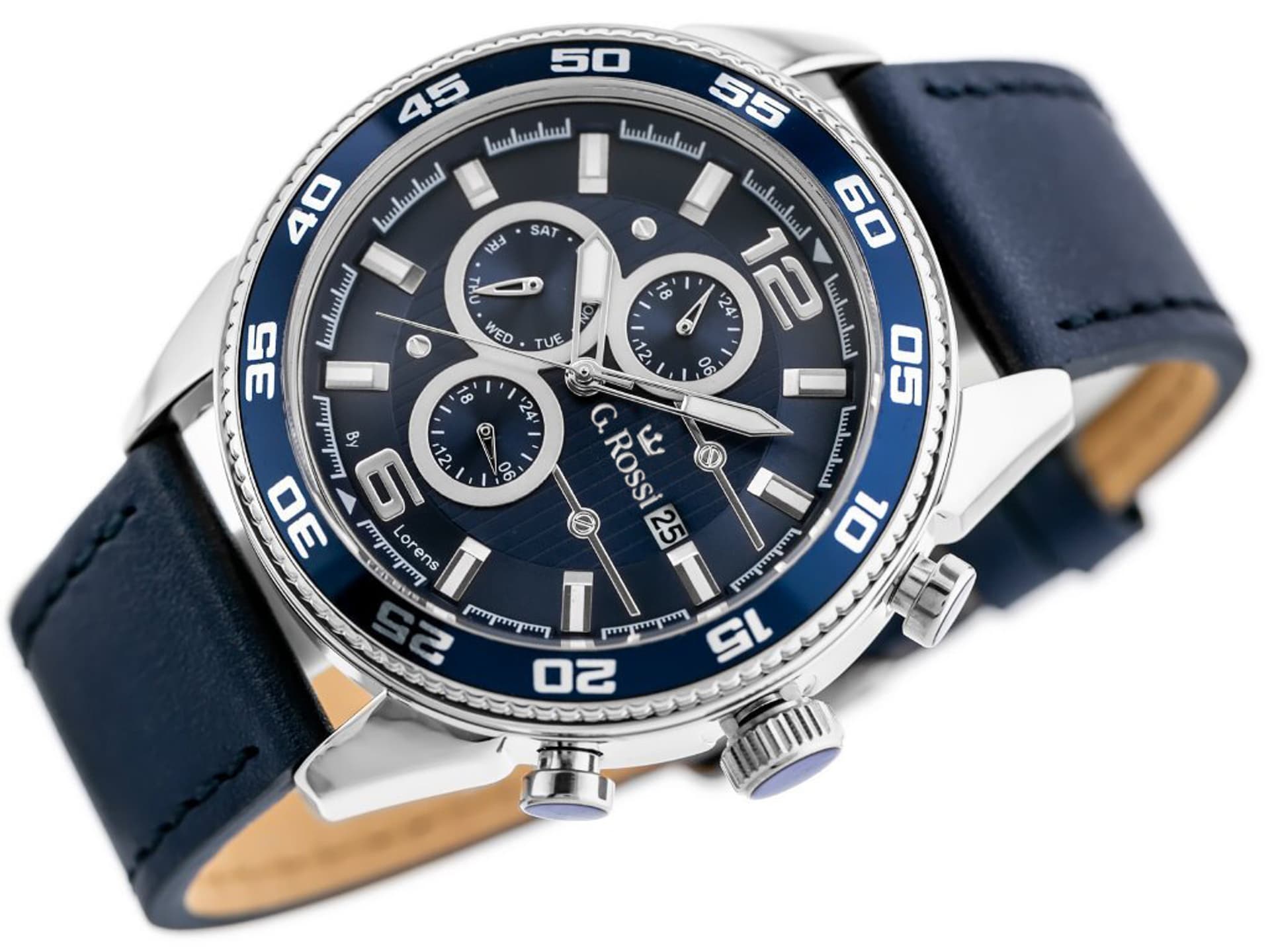 

ZEGAREK G. ROSSI - E7131A-6F1 - EXCLUSIVE (zg287b) + BOX, Zg287b) + bo