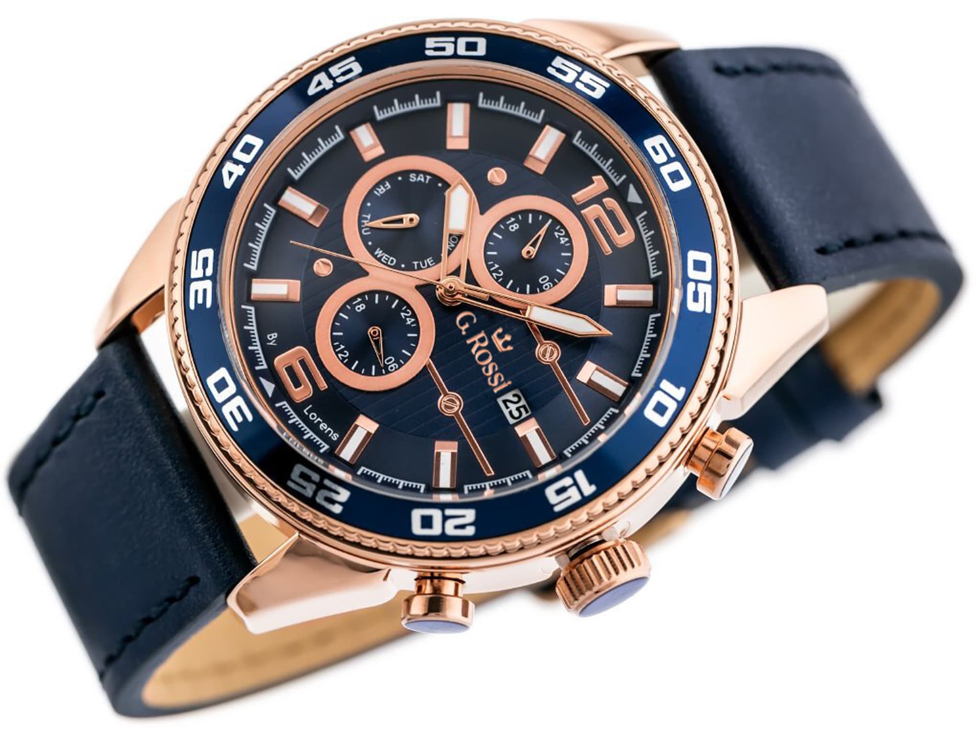 

ZEGAREK G. ROSSI - E7131A-6F3 - EXCLUSIVE (zg287d) + BOX, Zg287d) + bo