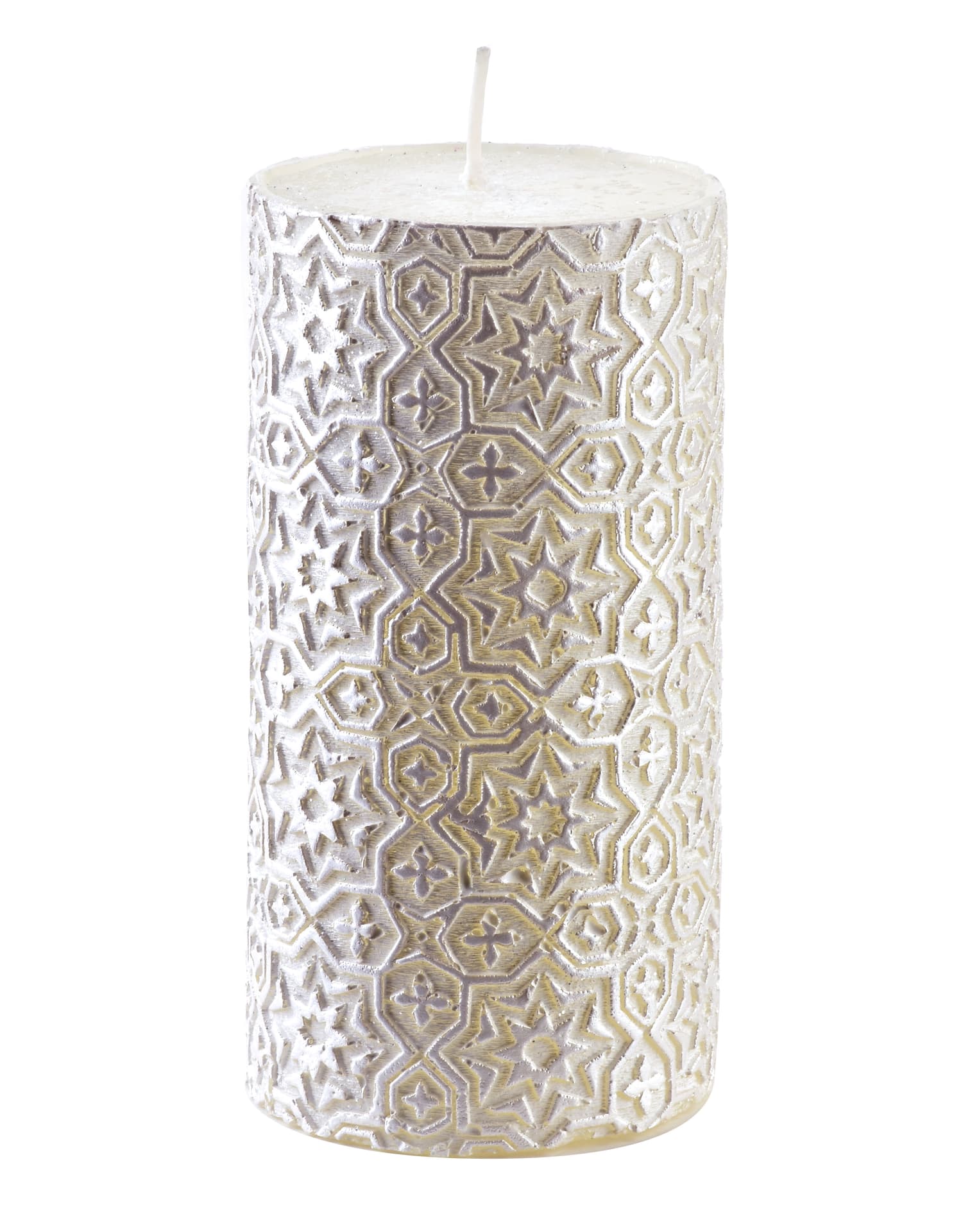 

ŚWIECA WALEC 65x140CM GWIAZDKI
