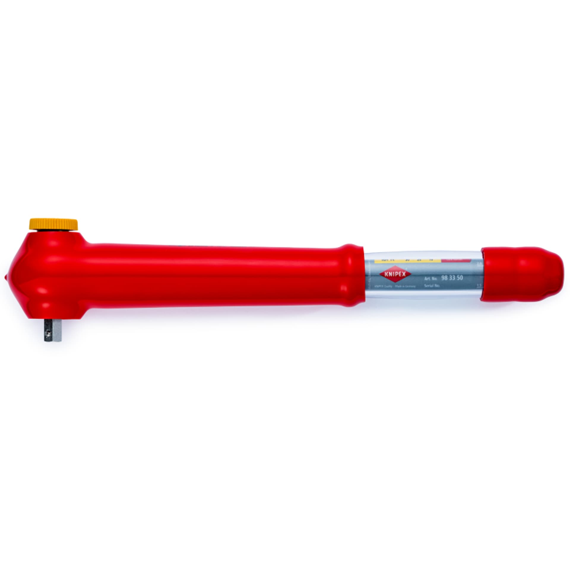 

Klucz dynamometryczny 98 33 50 Z zabierakiem czworokątnym, dwukierunkowy KNIPEX