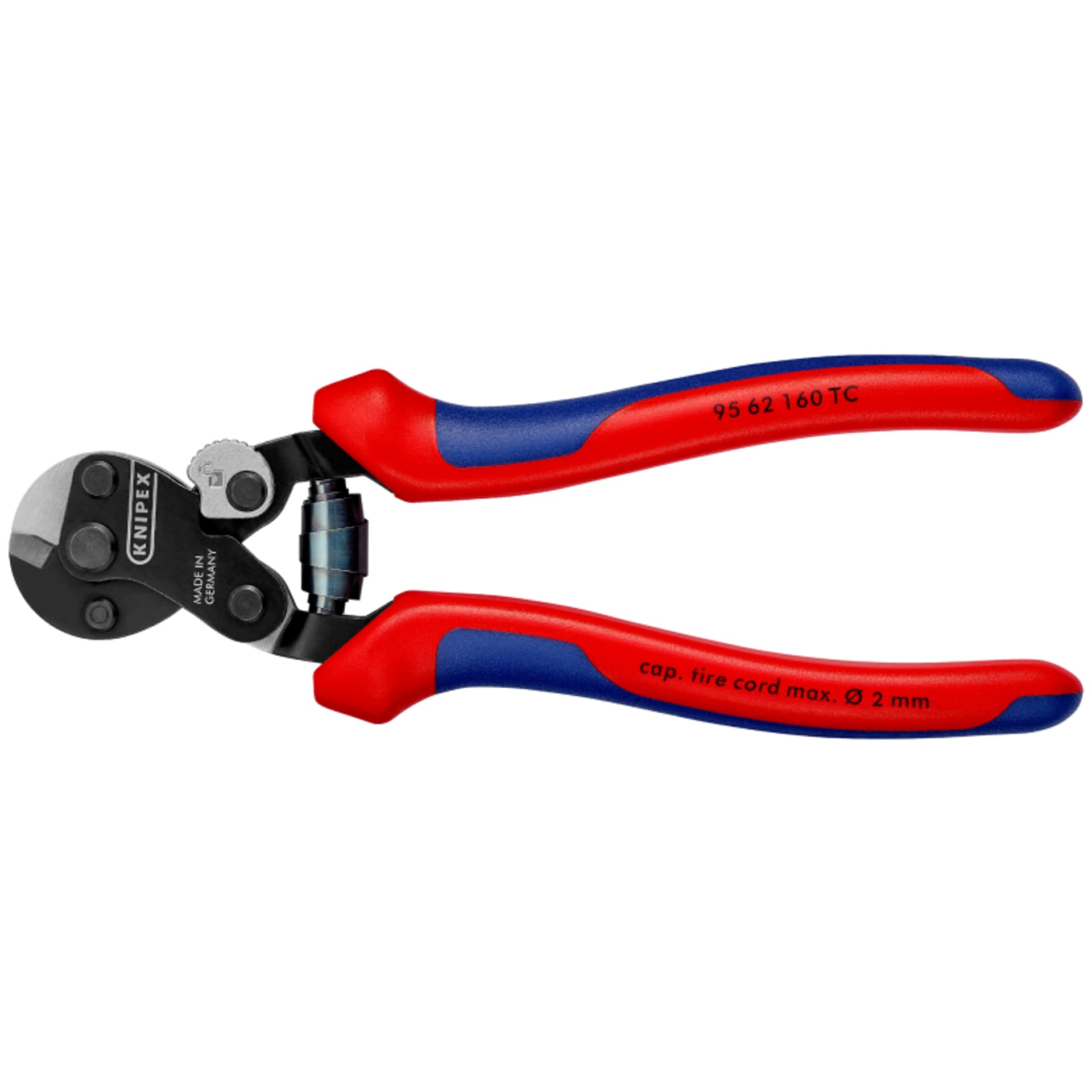 

Nożyce do lin stalowych 95 62 160 TC Do cięcia kordu oponowego KNIPEX