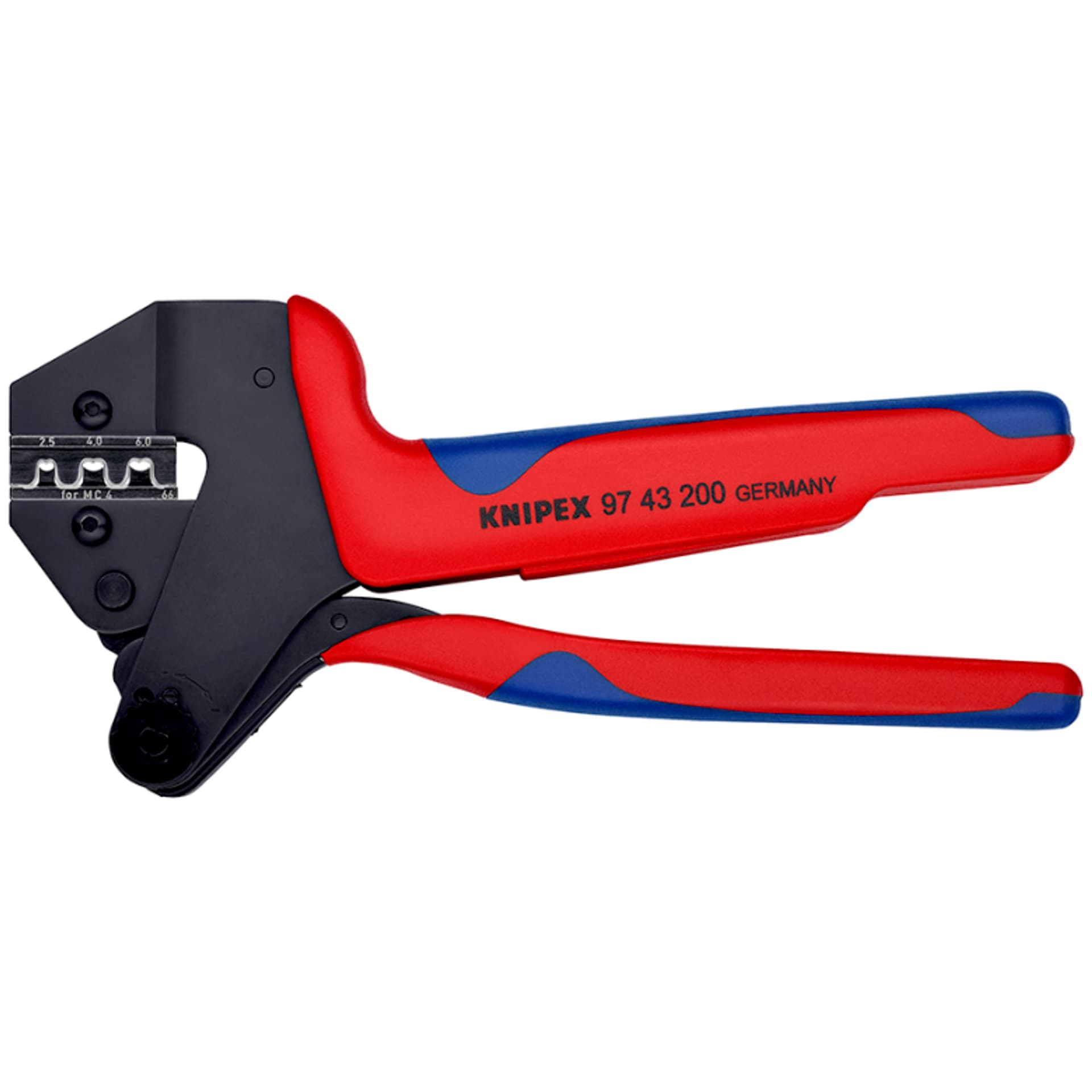 

Szczypce do zagniatania typu Crimp System 97 43 200 Do wymiennych matryc zagniatających KNIPEX