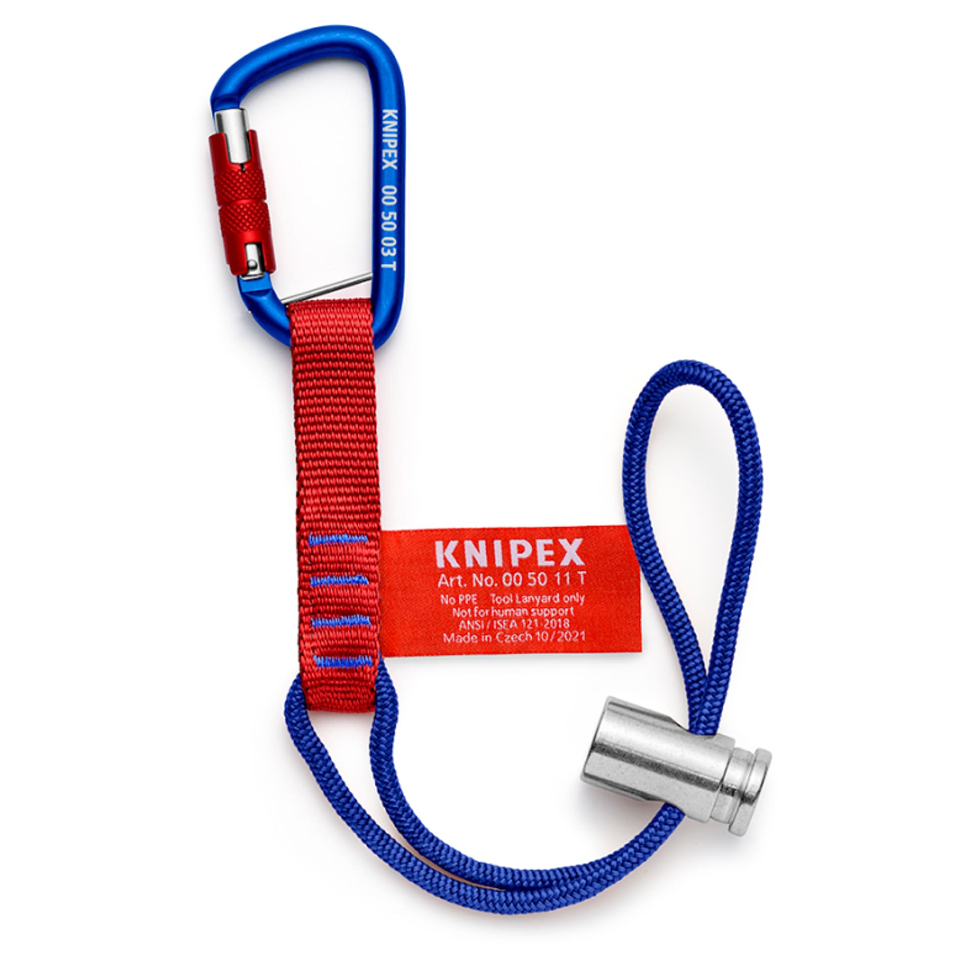 

Paski mocujące z karabińczykiem 00 50 13 T BK KNIPEX